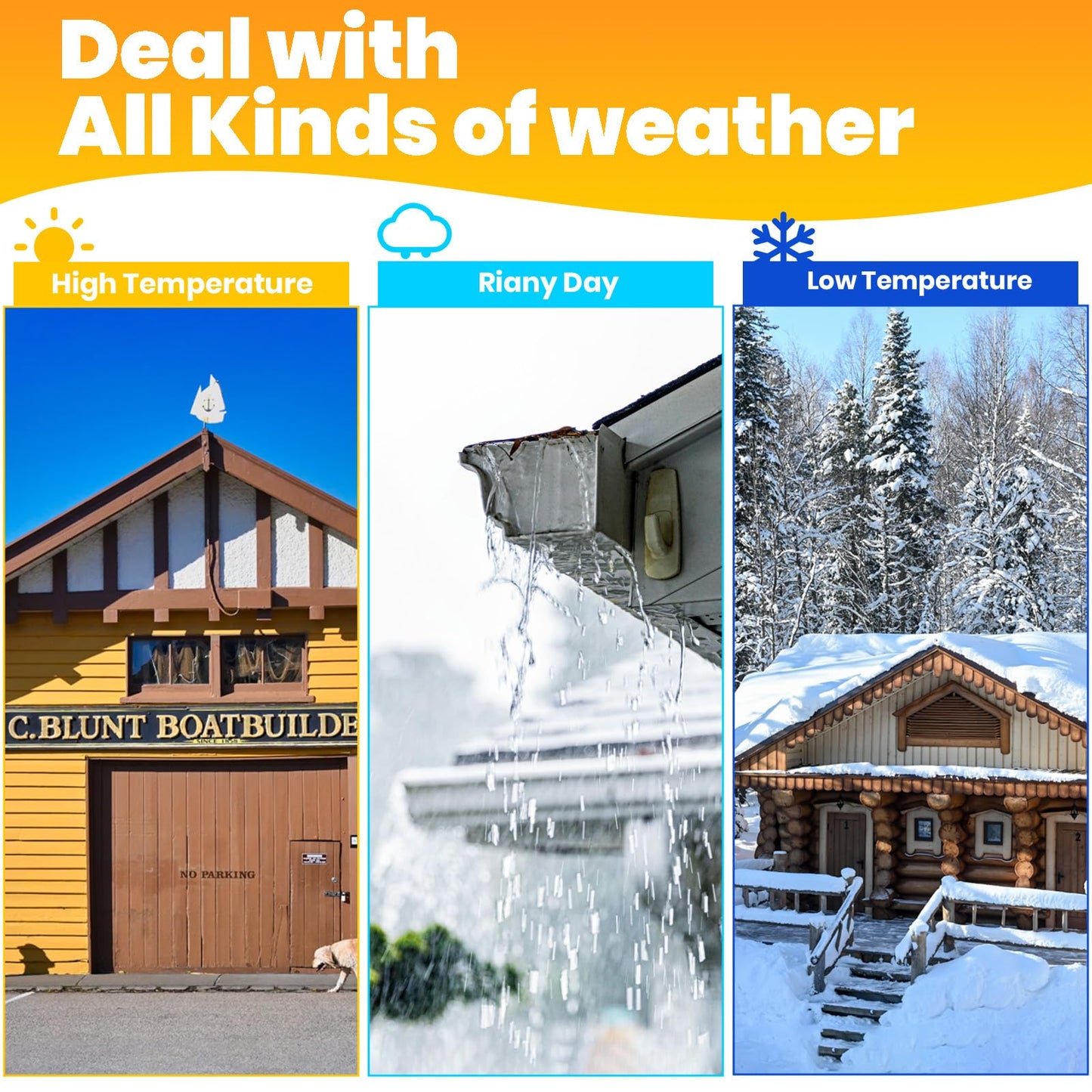 ADHES Deck Joist Tape 2 Inch x 50', 6 Rolls - Weather Resistant & Waterproof Flashing Tape for Decking, Wood Beams, Roof - Butyl Tape for Outdoor Construction