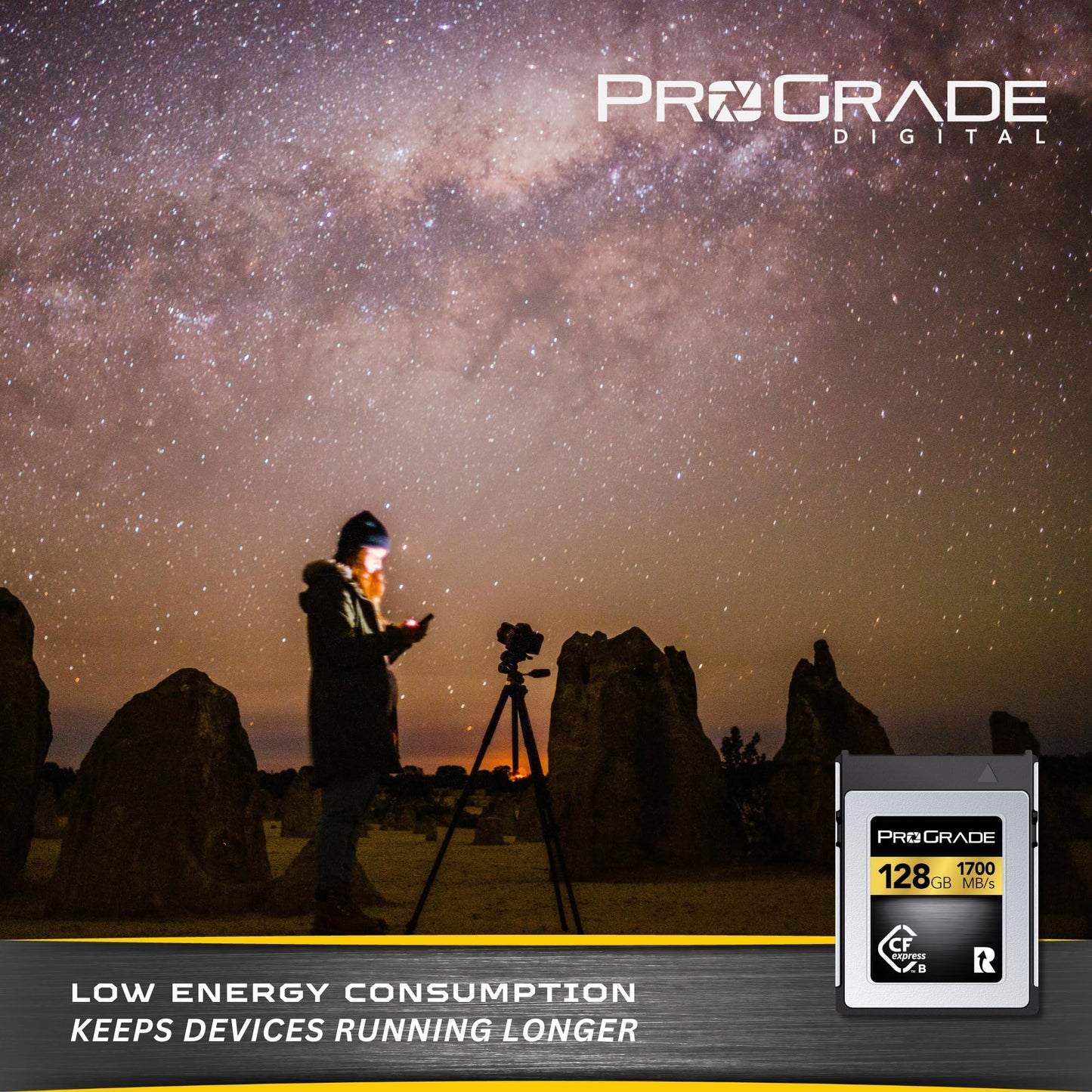 ProGrade Digital 128GB Cfexpress 2.0 Type B Memory Card (Gold)