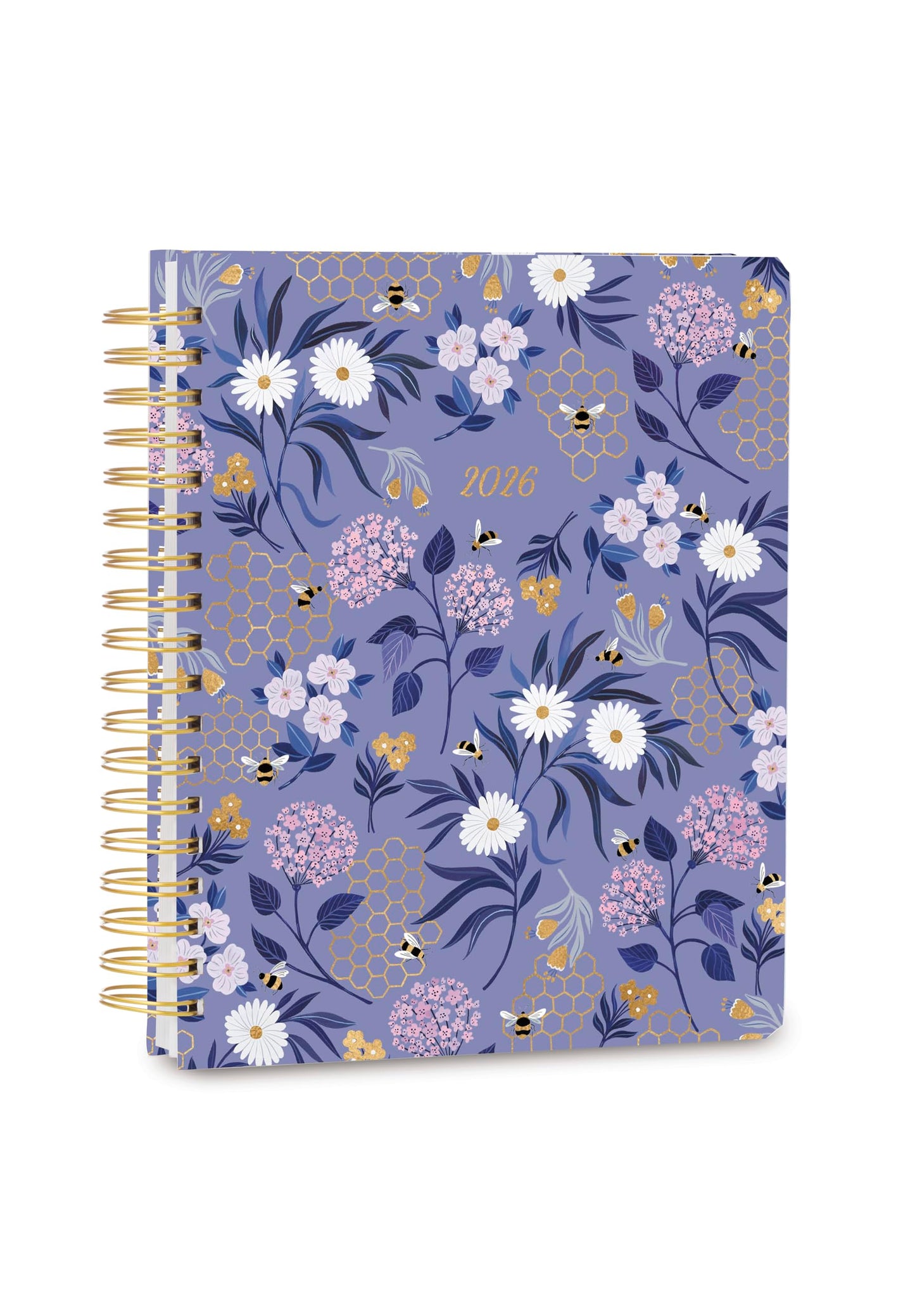 High Note 2026 Monthly Planner, Hardcover, Weekly & Monthly Calendar Book, 2026, 9" x 10", Garden Bee Planner with Notes, Lists & Reference Pages + Sticker Sheet