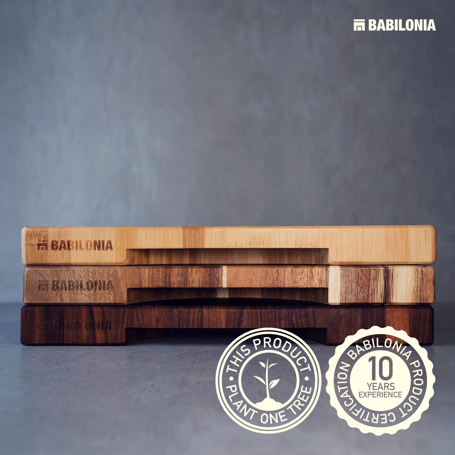 Acacia Wood Cutting Board, 15.7 x 10.2 Inch (ExtraThick 1.6") Heavy Duty Edge Grain Wooden Chopping Board with Juice Groove & Handles. Hardwood Butcher Block & Charcuterie (Oil & Plate Included)