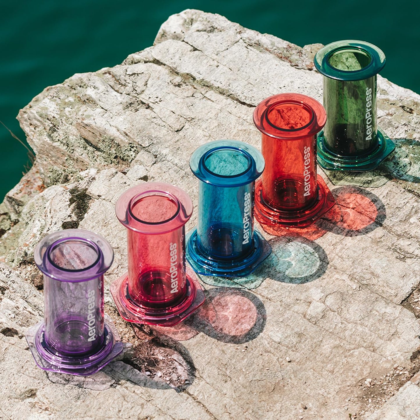 AeroPress Clear Coffee Press - All-in-One French Press, Pour-Over & Espresso Style Manual Brewer, 2 Min Brew for Less Bitterness, More Flavor, Small Portable Coffee Maker, Travel & Camping