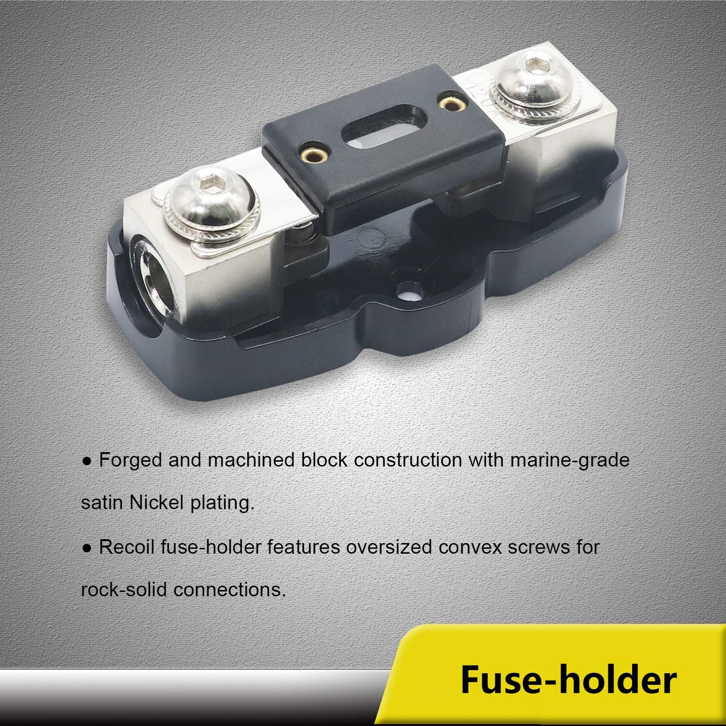 RECOIL RCK44 True 25mm² (4AWG) Complete 4 Channel CCA Amplifier Wiring Kits with RCA OFC Cable