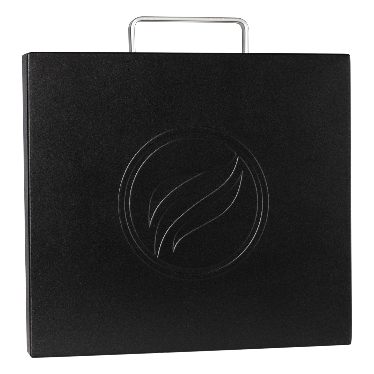 Blackstone 5701 Tabletop 17" Griddle Hard Cover, Flat Top Grill Cover with Handle and Hanging Brackets, Powder Coated Steel, Black