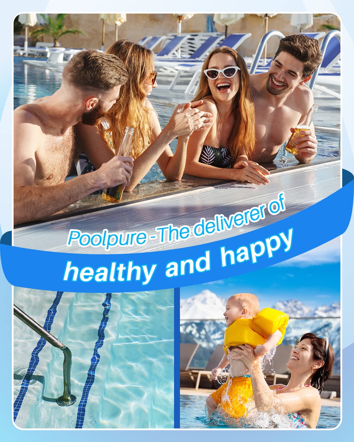 POOLPURE PLF4CH-935 Spa Filter Replaces 4CH-935, PWW35L hot tub Filter, 817-4035, FC-0170, SD-01235, PDC580-AFS, X268554, X268535, Waterway Teleweir 35 SF, Pure N Clean PC-0170,1 Pack