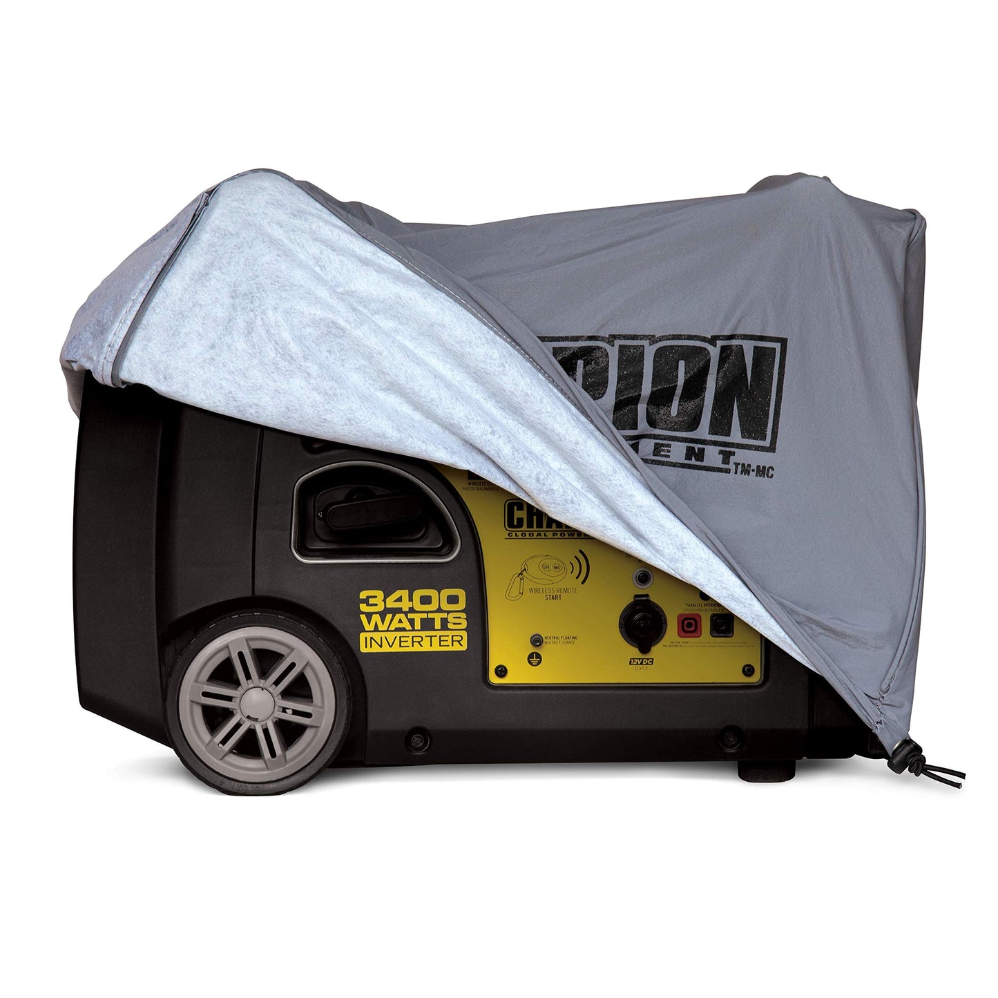 Champion Power Equipment Weather-Resistant Storage Cover for 2800-Watt or Higher Inverter Generators, Gray