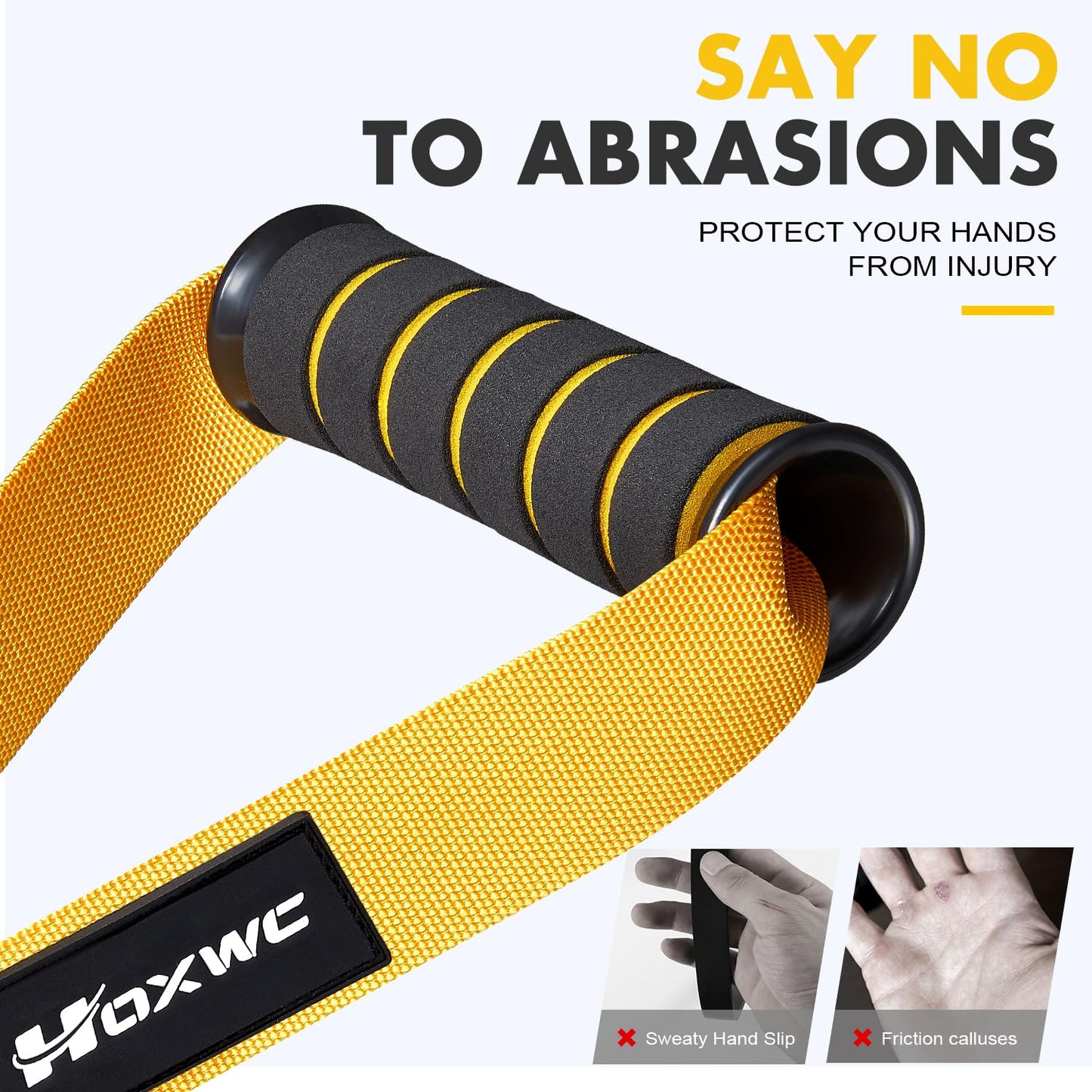 HOXWC Resistance Bands Men, Heavy Duty Power Bands with Door Anchor, Handles, Bag, Pull Up Resistance Bands for Weight Lifting, Muscle Training, Physical Therapy, Shape Body, Home Workouts