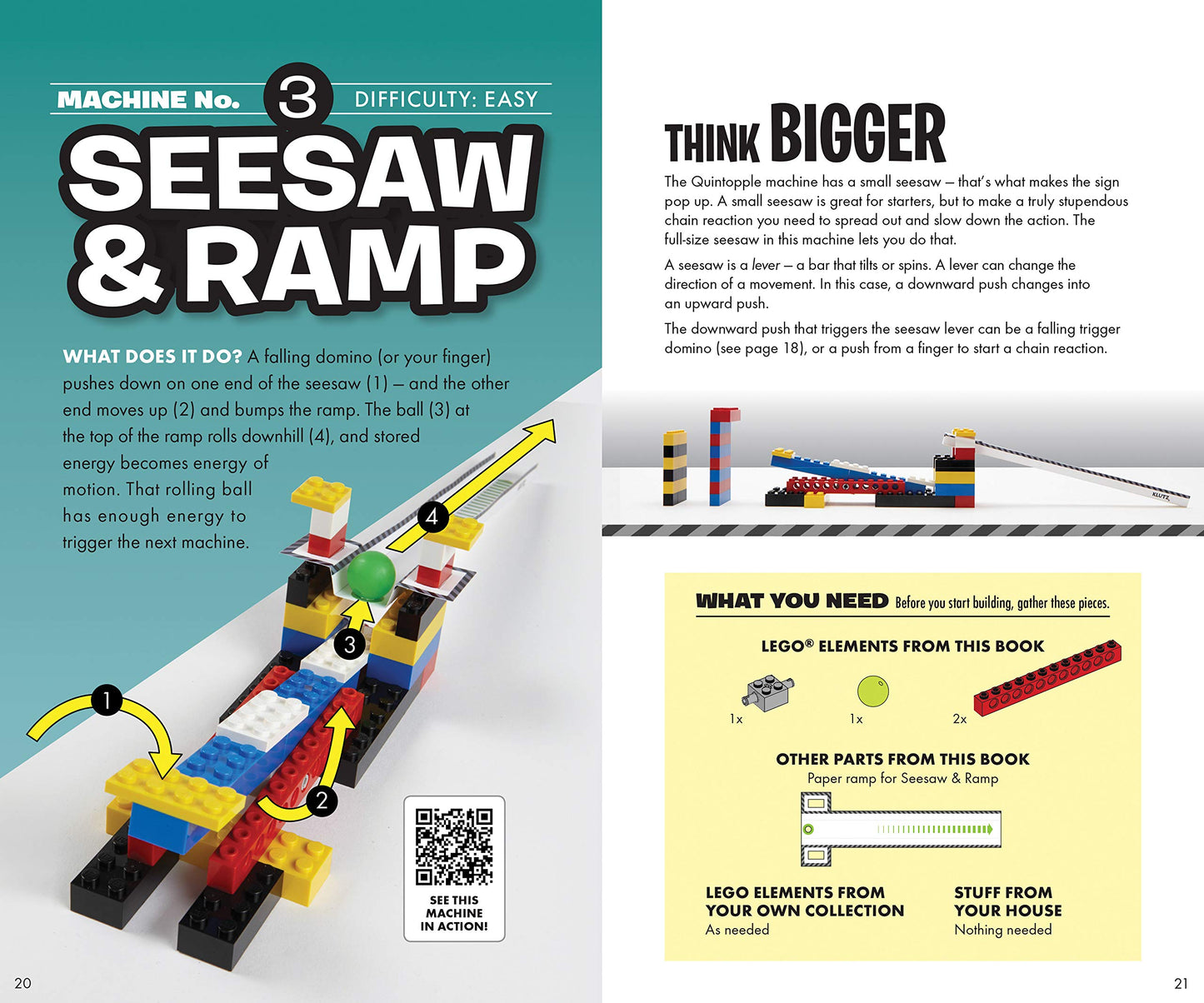 Lego Chain Reactions: Design and Build Amazing Moving Machines