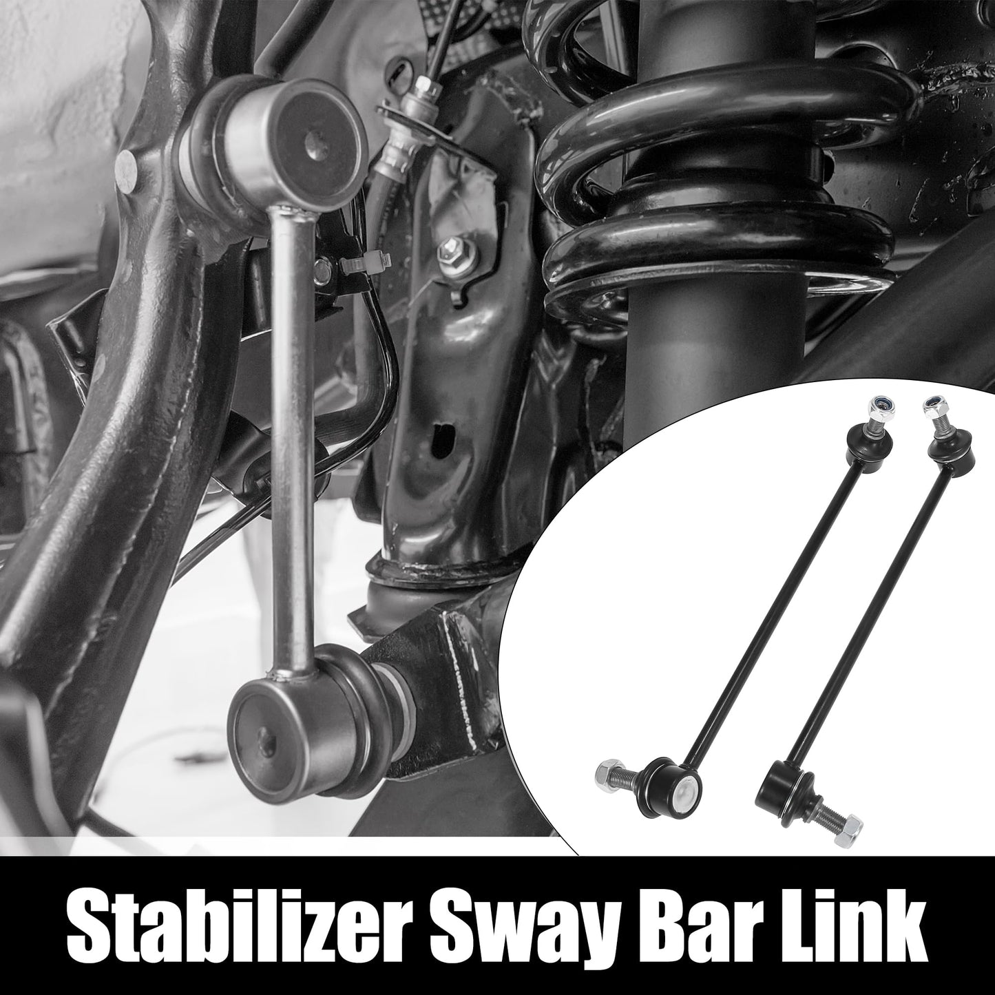 X AUTOHAUX 2pcs K750094 K750095 Front Suspension Sway Bar End Links Stabilizer Sway Bar Link for Nissan Maxima 2009-2014 Altima 2007-2019 Murano 2009-2019
