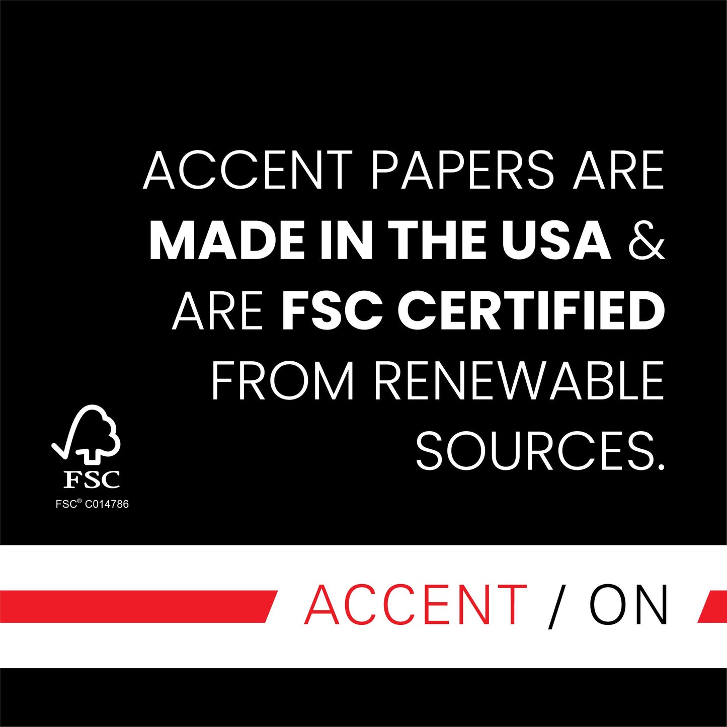 Accent Opaque, Smooth Cover White, 80lb, Ledger, 11 x 17, 97 Bright, 200 Sheets / 1 Ream, Made in The USA