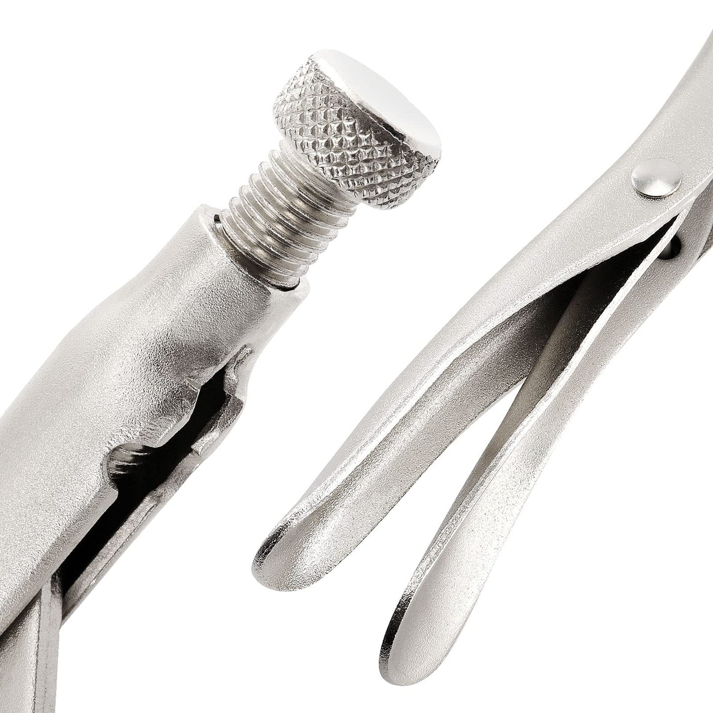 JOIKIT 3PCS 18 Inch C-Clamp Locking Pliers, Welding Pliers, C-Clamp with Swivel Pads, Vise Grip C-Clamp for Carpentry, Welding, Electrical Equipment