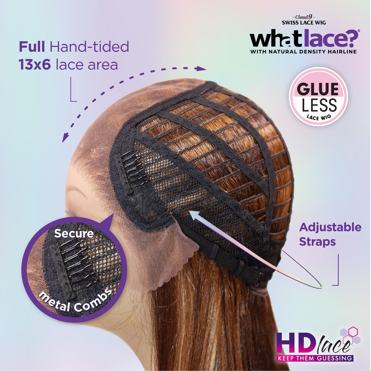 Sensationnel Synthetic Cloud 9 13x6 Swiss Lace Front Wig - SOLANA (BURGUNDY WINE)