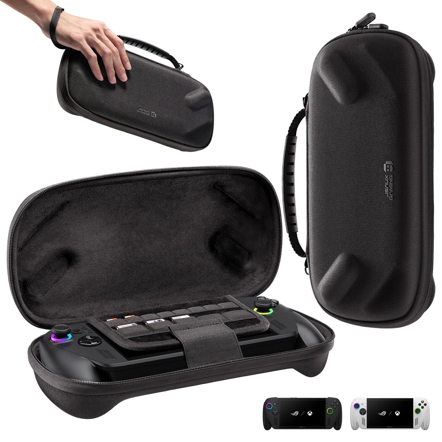 JSAUX Carrying Case for ROG Xbox Ally / ROG Xbox Ally X (2025), Compact Protective Hard Shell, Slim Portable Travel Storage Case Accessories -BG0135