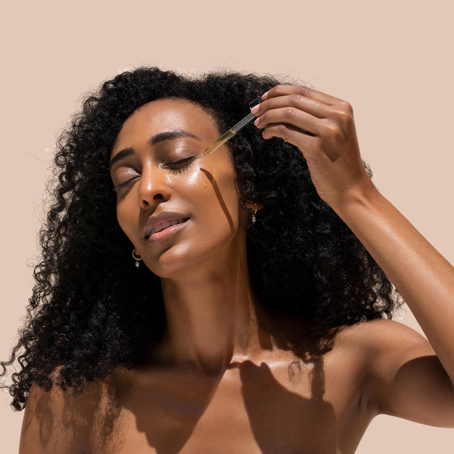 Cosmette Rose Garden Renewal Vitamin a Repairing Oil With Argan, Sunflower, and Rose Oils, Face Serum to Support Collagen Production & Decongestion, Natural Skin Care 1 FL Oz