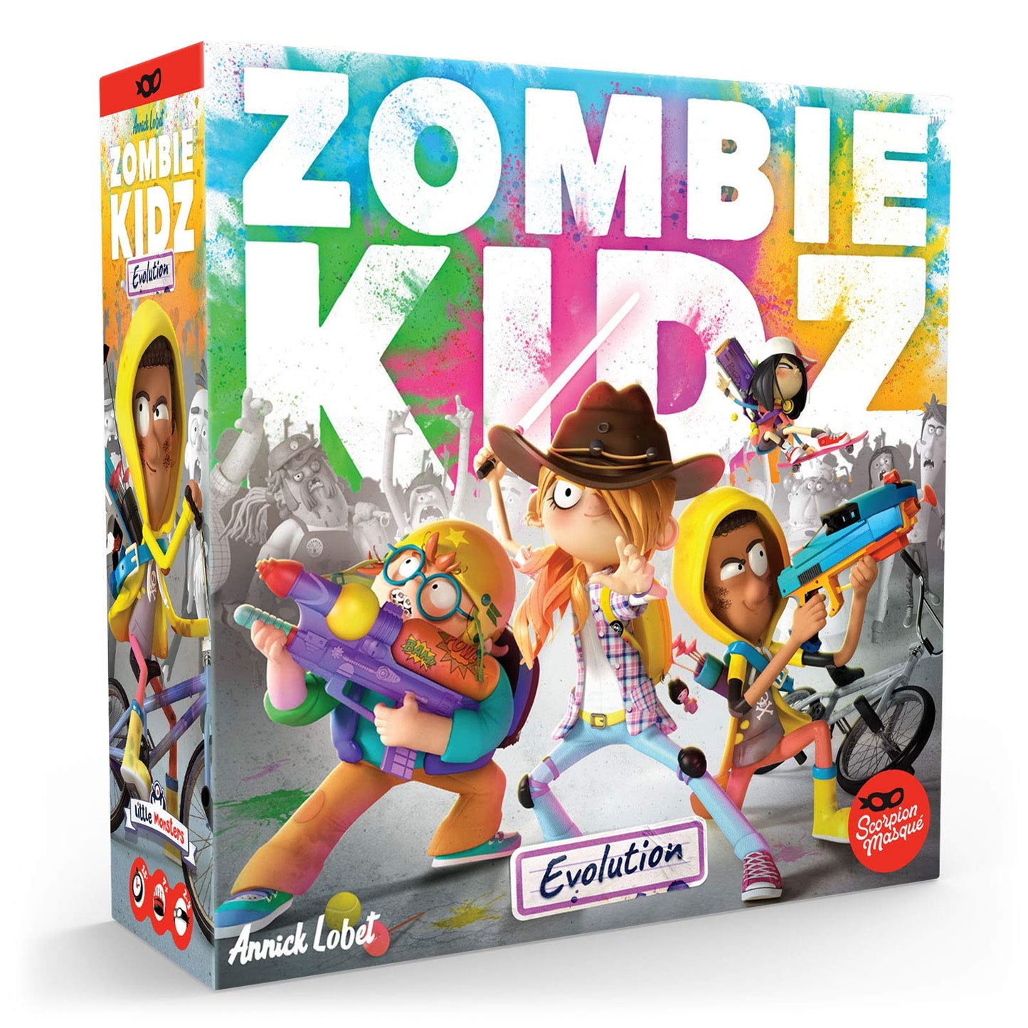 Zombie Kidz Evolution | English Version | Cooperative Game for Kids and Families | Ages 7+ | 2 to 4 Players | 15 Minutes