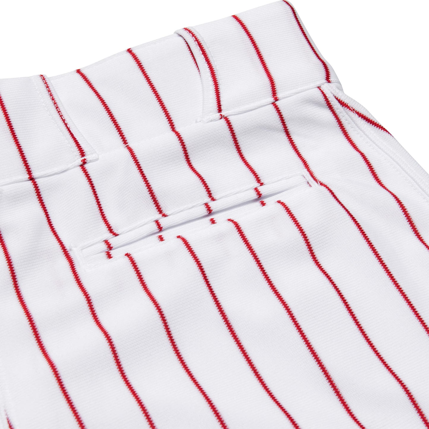 Champro Men's Adult Triple Crown Pinstripe Knicker, White/Scarlet, Large