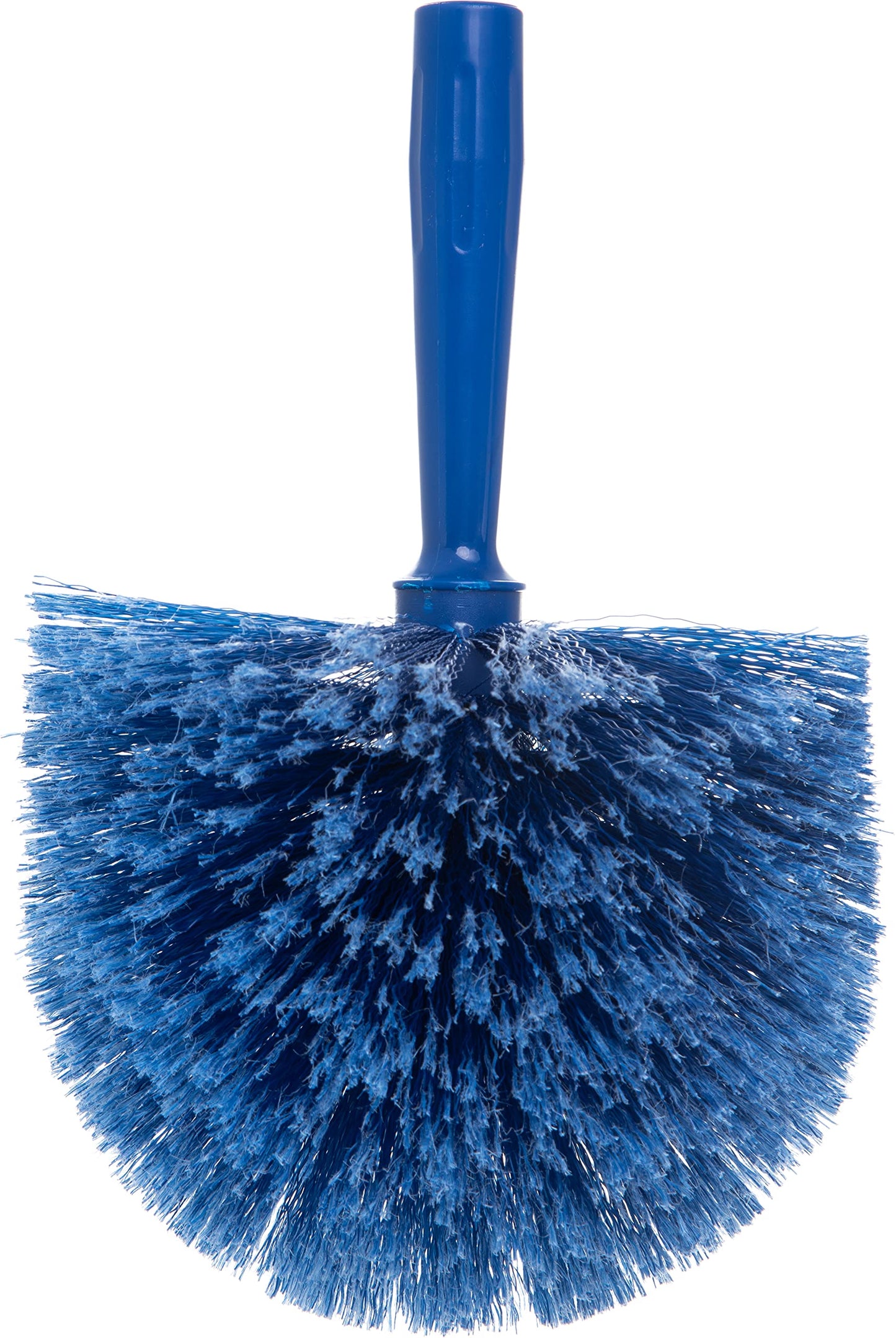 SPARTA Flo-Pac Rounded Duster Cleaning Duster with Electrostatically Charged Bristles for Catering, Buffets, Restaurants, Stainless Steel, 9 X 7 X 7 Inches, Blue, (Pack of 12)