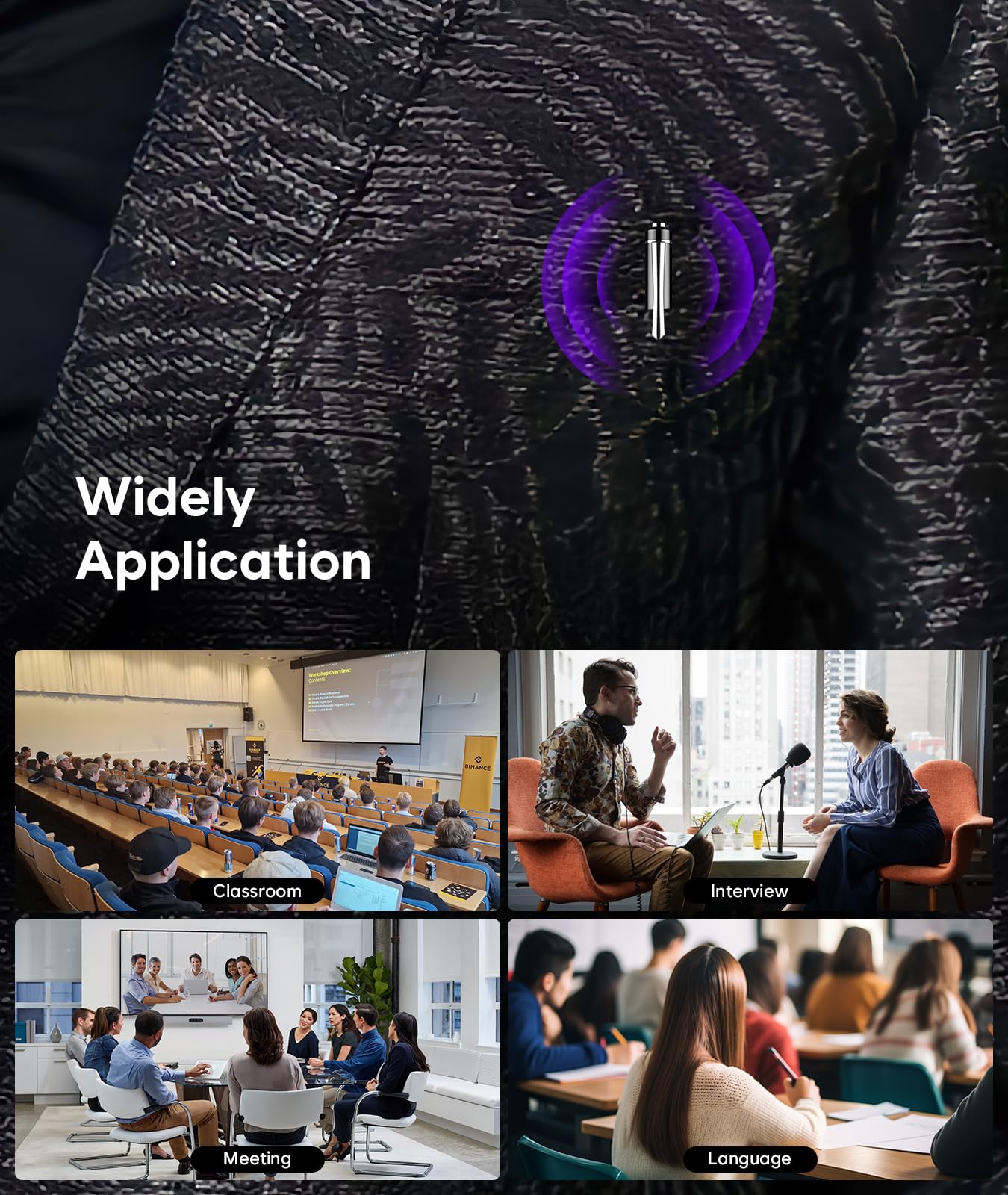 128GB Digital Voice Recorder - 9600 Hours Voice Activated Recorder with Noise Reduction for Lectures Meetings Classes, Professional Sound Audio Recorder Dictaphone Tape Recording Device with Playback