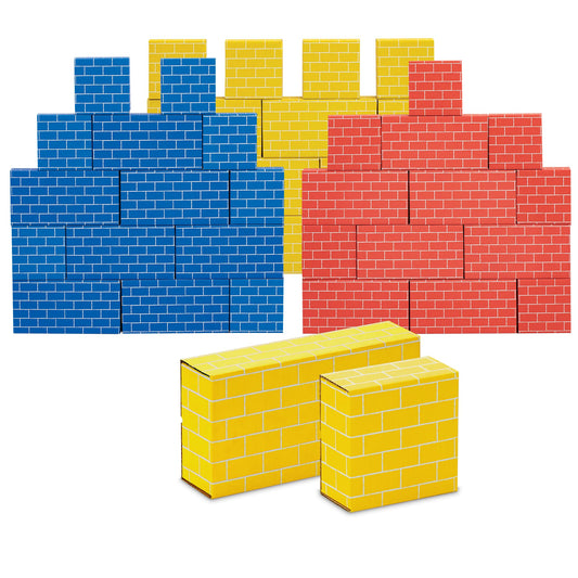 Bankers Box at Play Cardboard Building Blocks, 40 Pack (1230801)