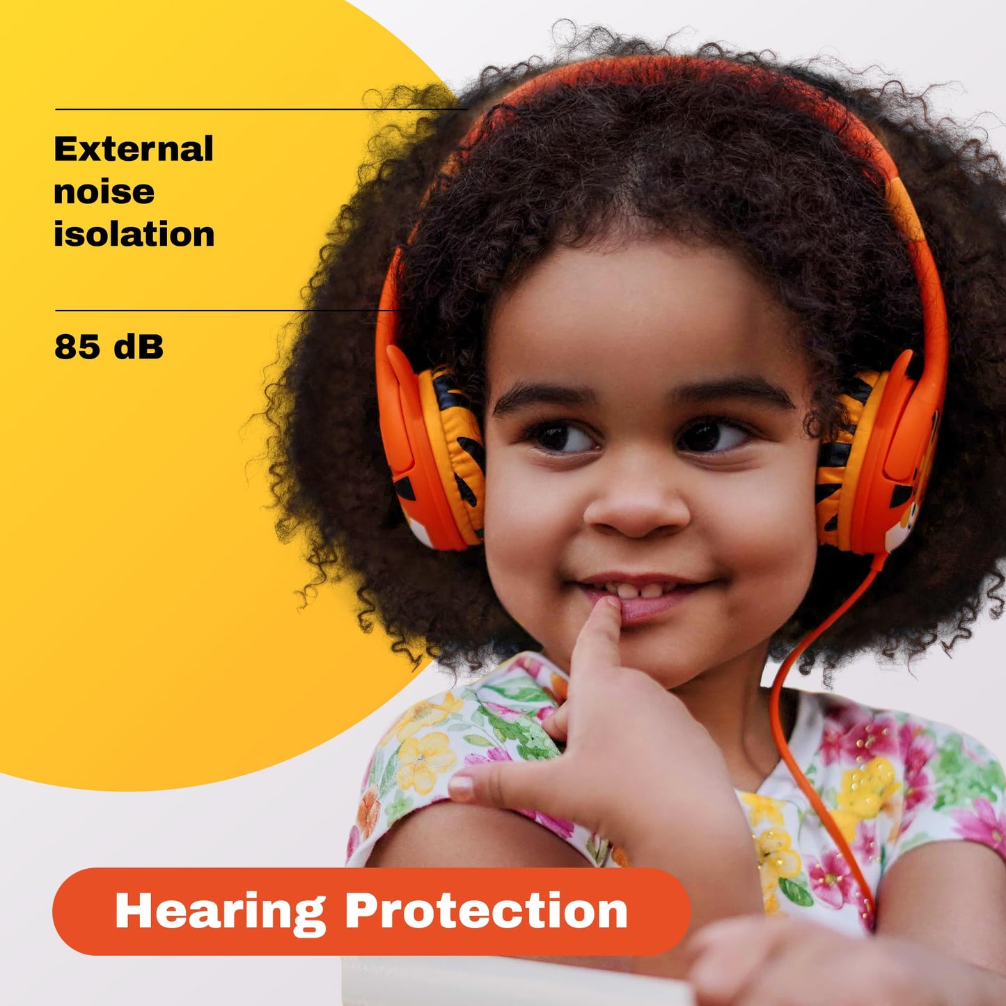 Kidrox® Premium Toddler Headphones for 1+ Year Old - iPad, Tablet, Car, Airplane, Travel, School with 85dB Volume Limit Safe, Durable, and Stylish Baby Infant Child 3.5mm Wired Headphone for Boy, Girl