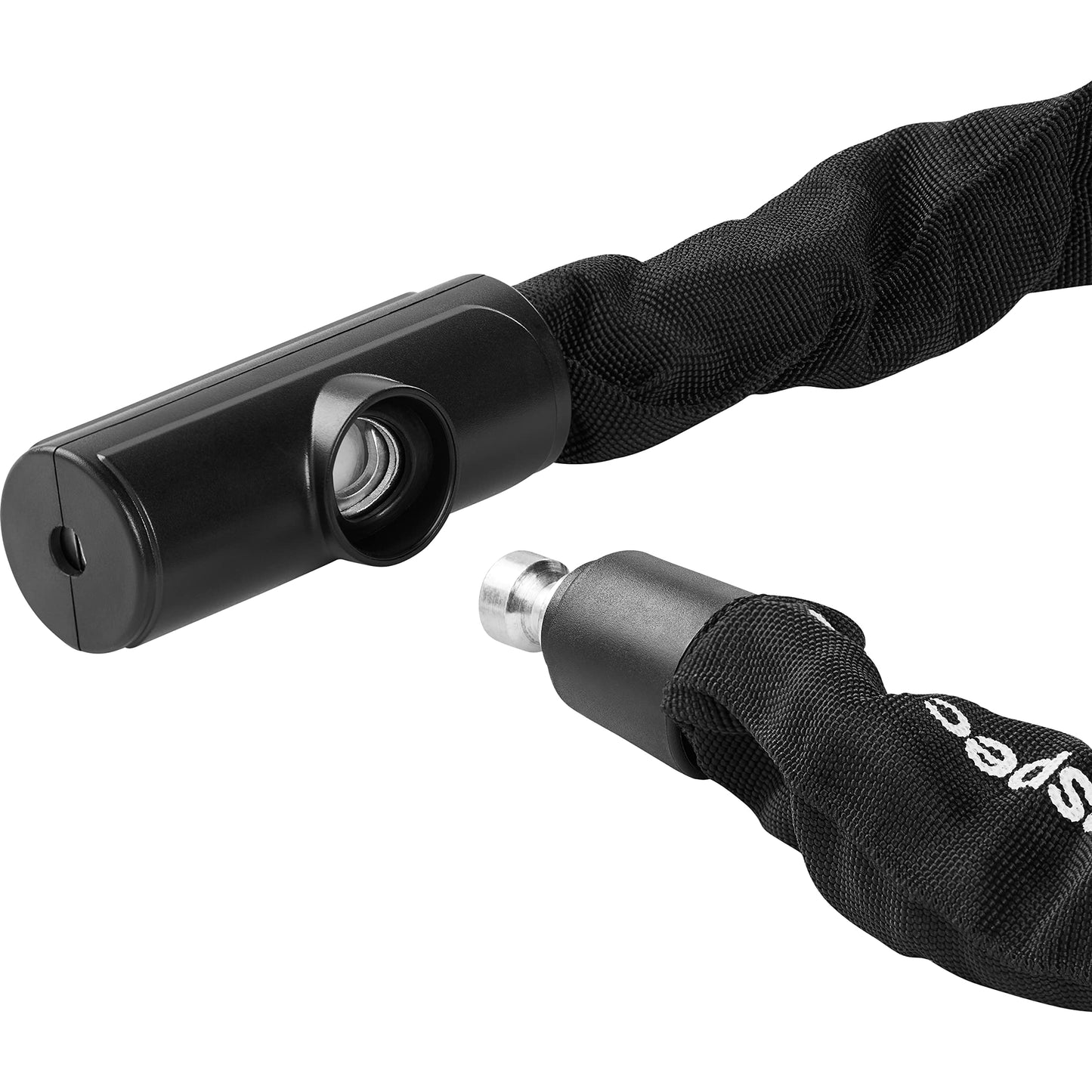 Retrospec Hero Plus Bicycle Chain Lock with Key, Heavy Duty Anti-Theft Bike Lock, 10mm 3' Cut Resistant 3T Manganese Steel Chain and Weather Resistant Nylon Sleeve