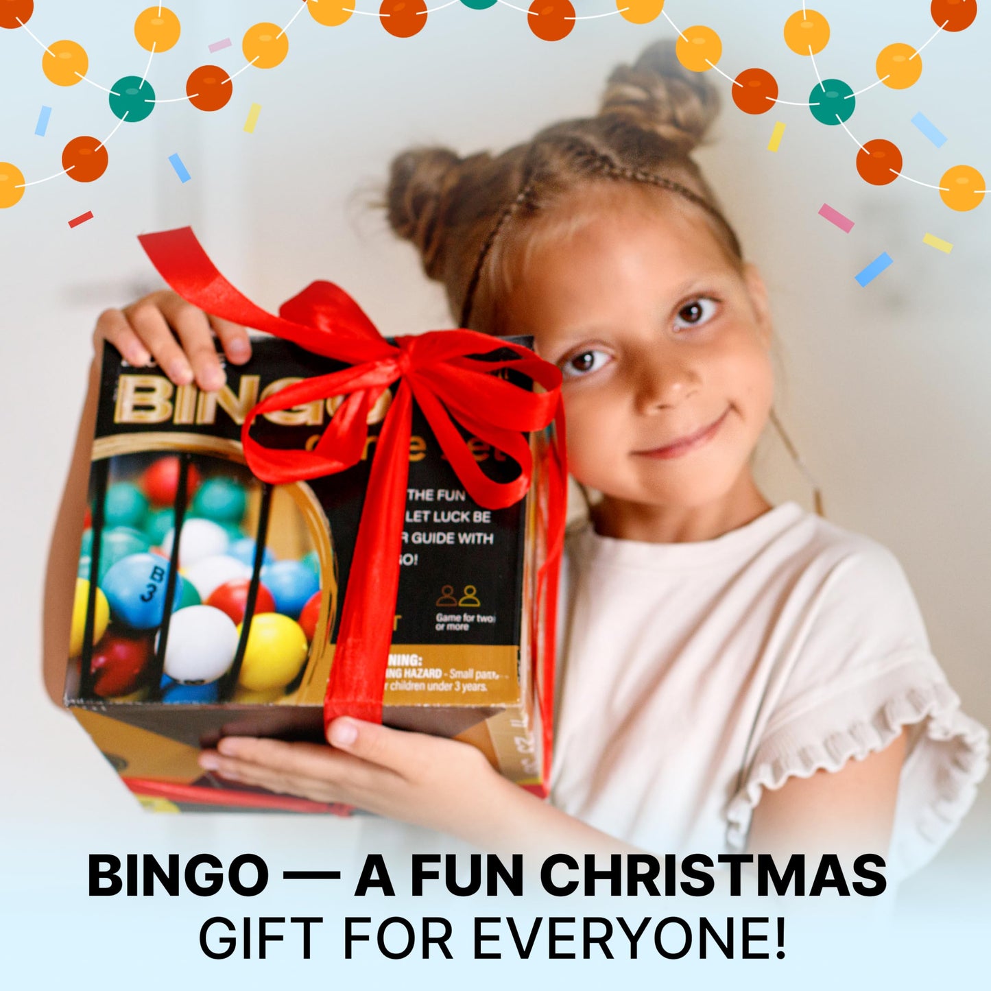 Queensell Bingo Game for Adults - Best Board Game With Metal Cage, Balls Set, and Cards - Family Game for Large Groups