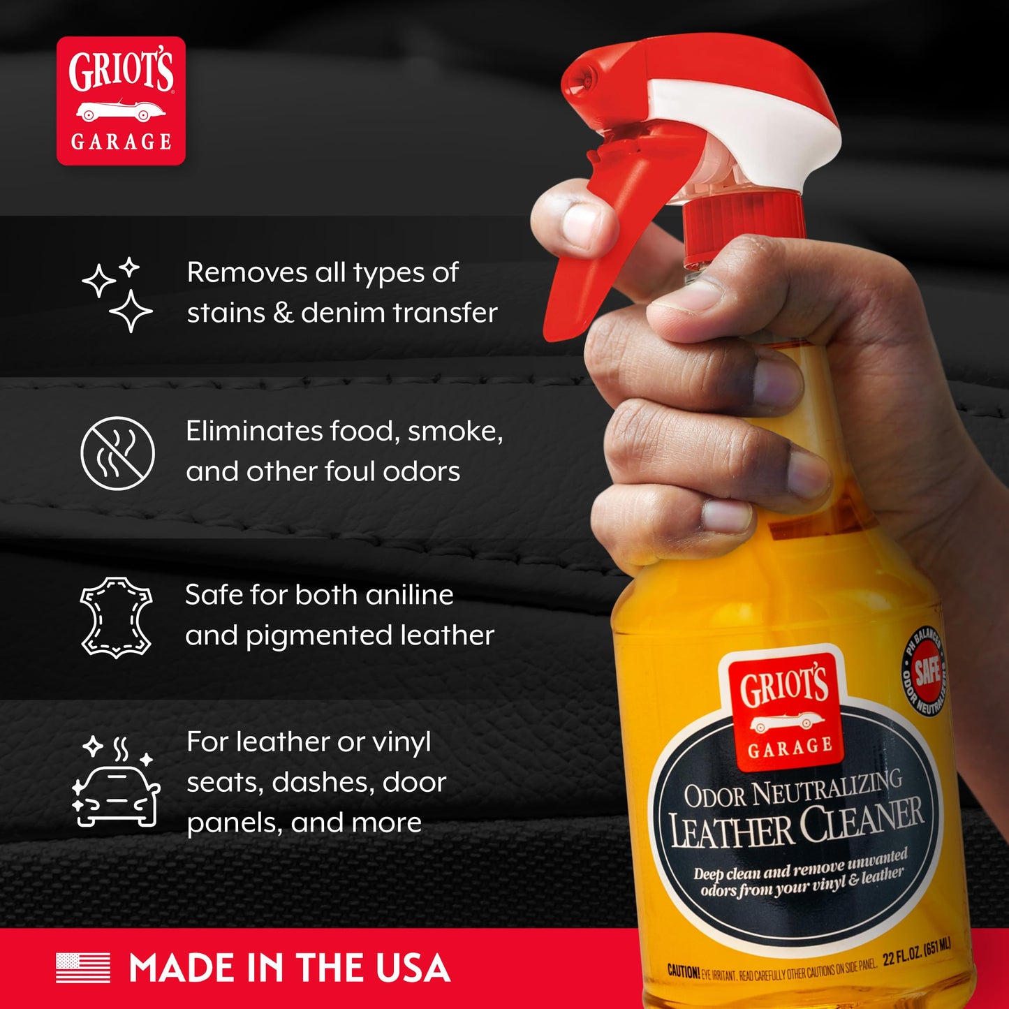 Odor Neutralizing Leather Cleaner 22oz