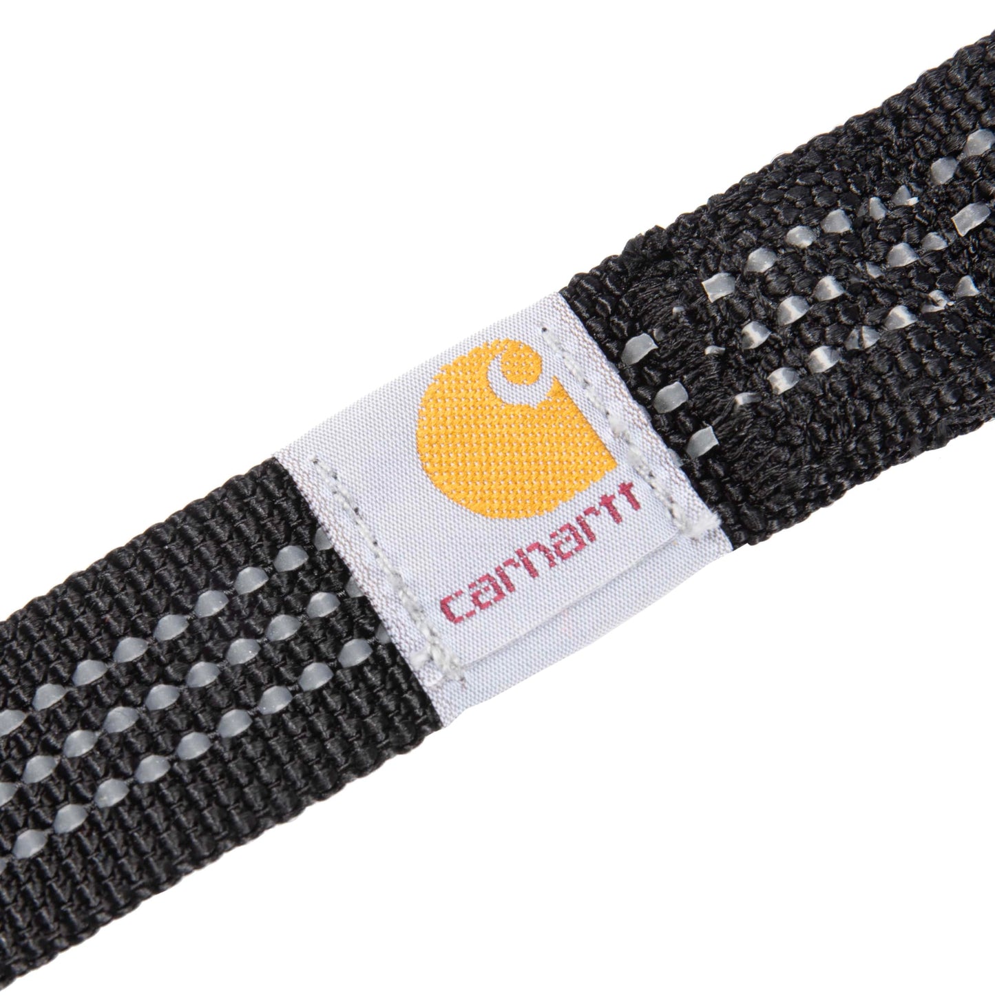 Carhartt Pet Durable Nylon Webbing Shock Absorbing Leash for Dogs, Reflective Stitching for Visibility, Black, Large