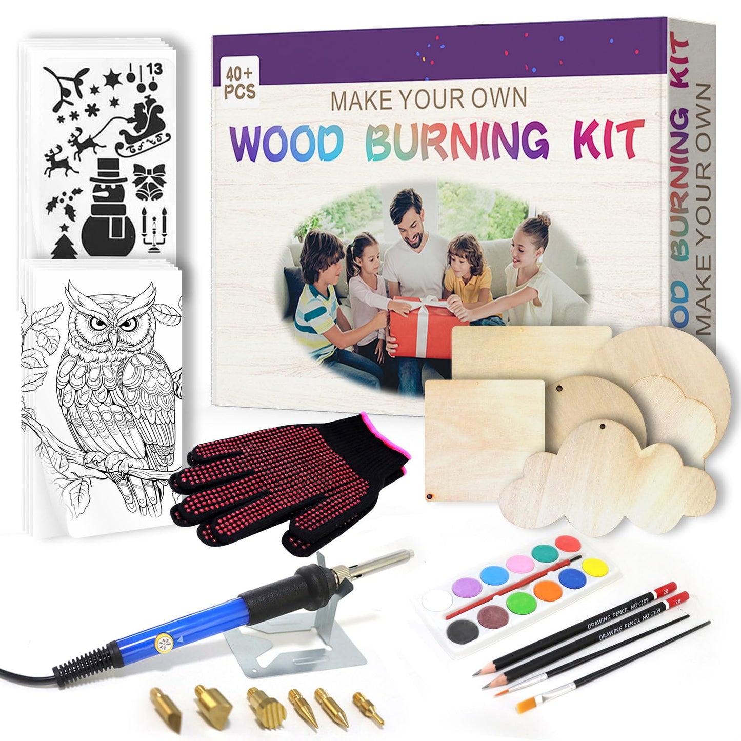 Gifts for Teen Boys or Girls, Cool Art Toys Gift Ideas for Teenage 11 12 13 14 16 18 Years Old, Wood Burning Kit Crafts
