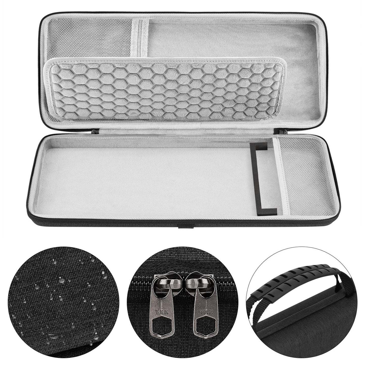 Geekria Hard Shell Travel Carrying Case, EVA Protective Bag Compatible with Ableton Move (Dark Gray)