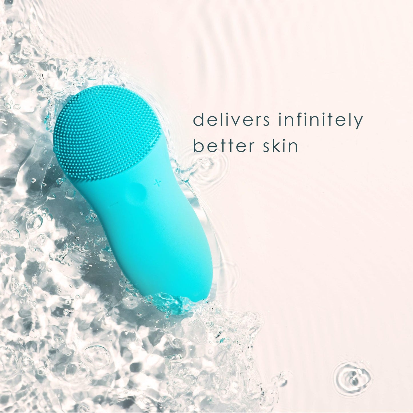 CLEO+ Facial Cleansing Brush by Project E Beauty | Daily Cleansing | Gentle Exfoliating | Wireless Portable Face Cleanser | Face Massager Wash Brush | Travel Size | Waterproof Soft Silicone
