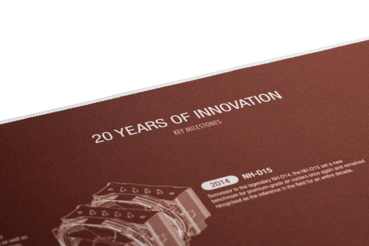 Noctua NP-DM3 20-Year Anniversary Desk Mat, 90x40cm (Brown)