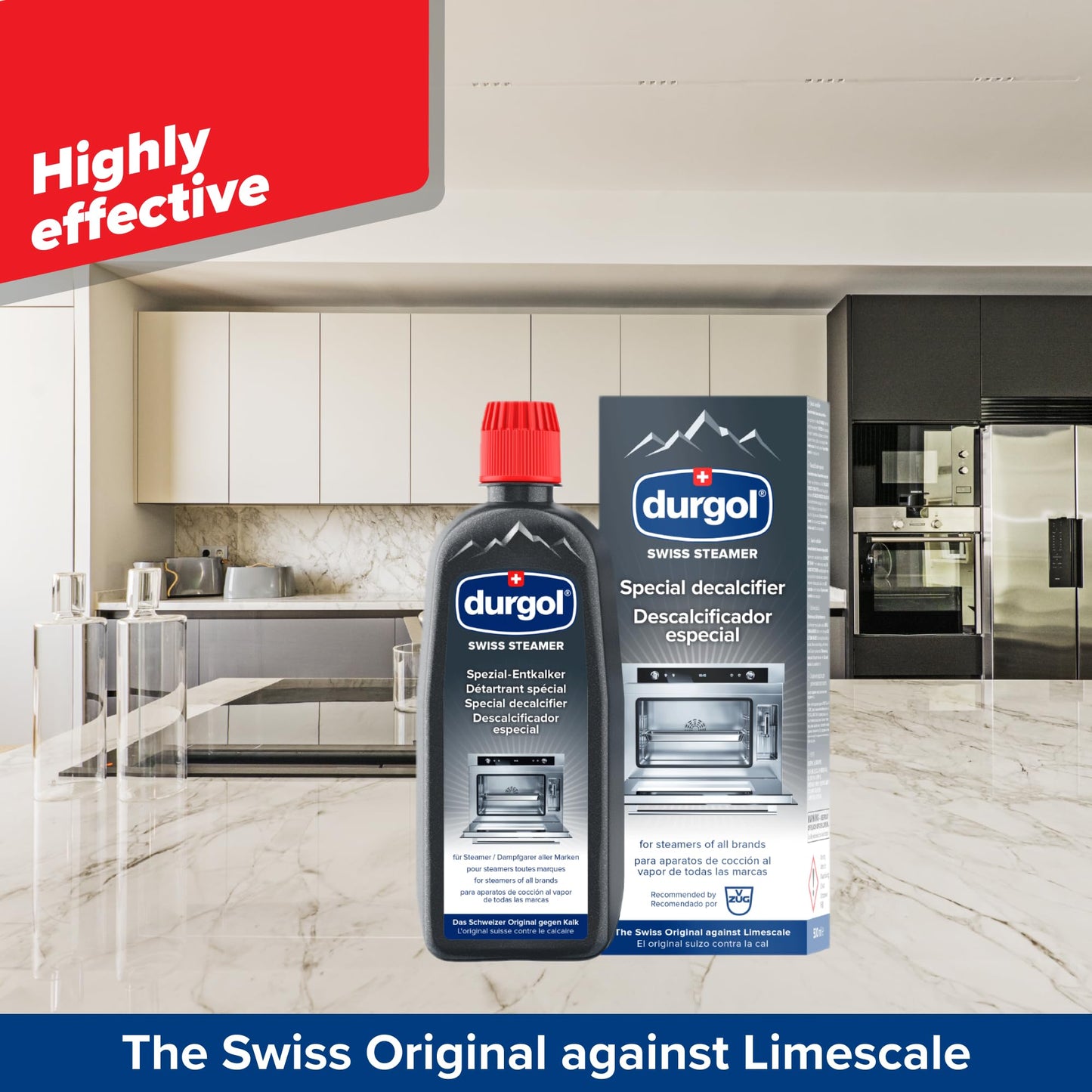 Durgol Swiss Steamer Descaler/Decalcifier for Ovens, 16.9 Fluid Ounce Bottle