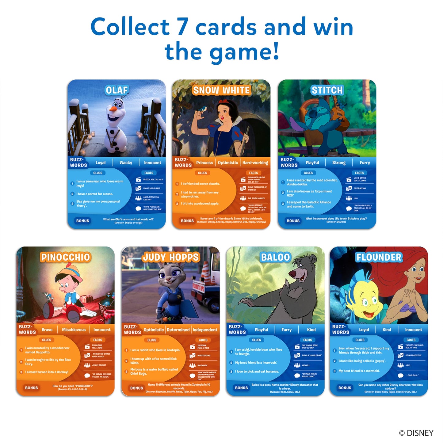 Skillmatics Guess in 10 Disney, Card Game for Girls, Boys, Kids, Teens, Adults Who Love Cinderella, Mickey Mouse, Moana, Travel Toy, Gifts for Ages 6, 7, 8, 9 and Up