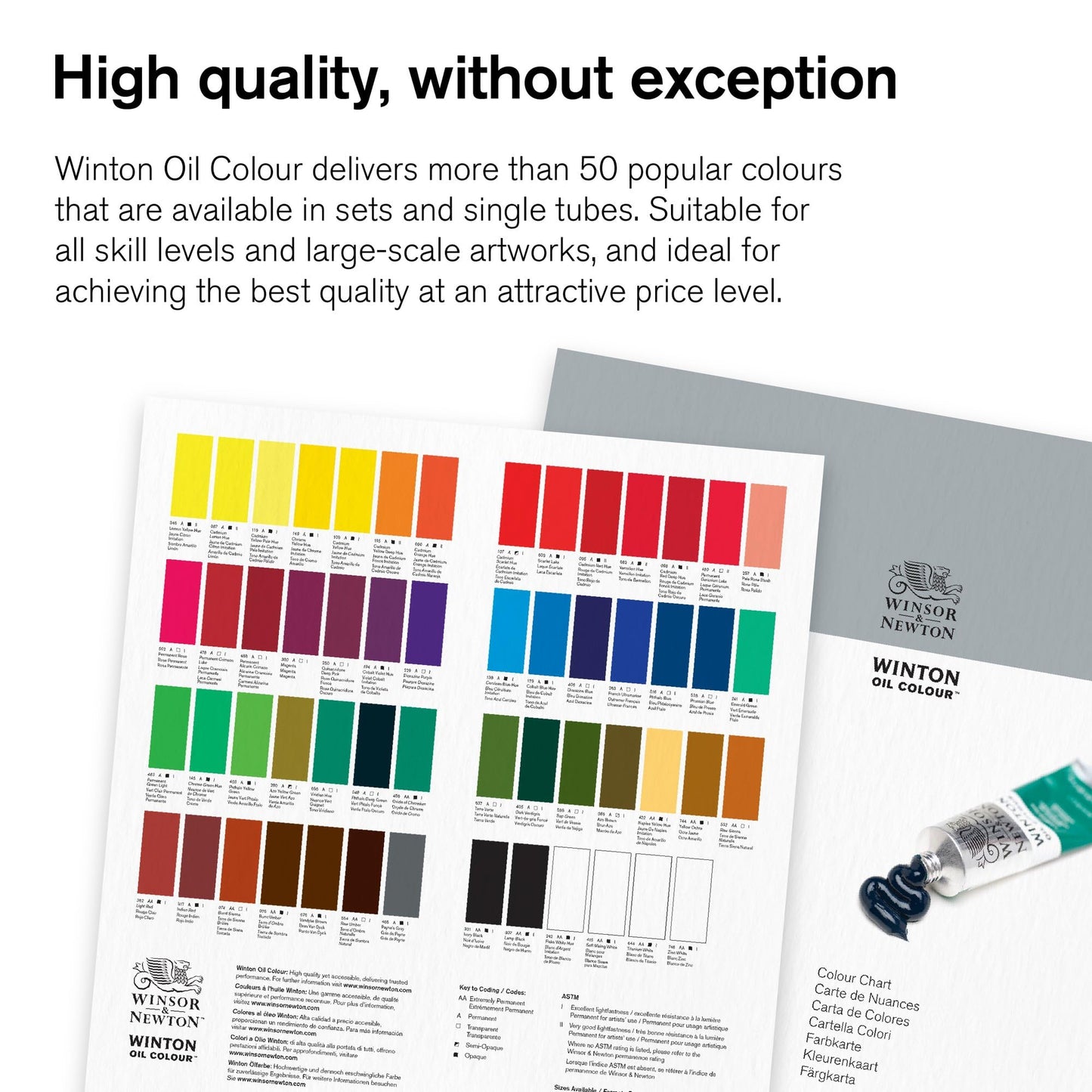 Reeves WOC1437-644 Winsor and Newton Winton 200ml Oil Paint, Titanium White