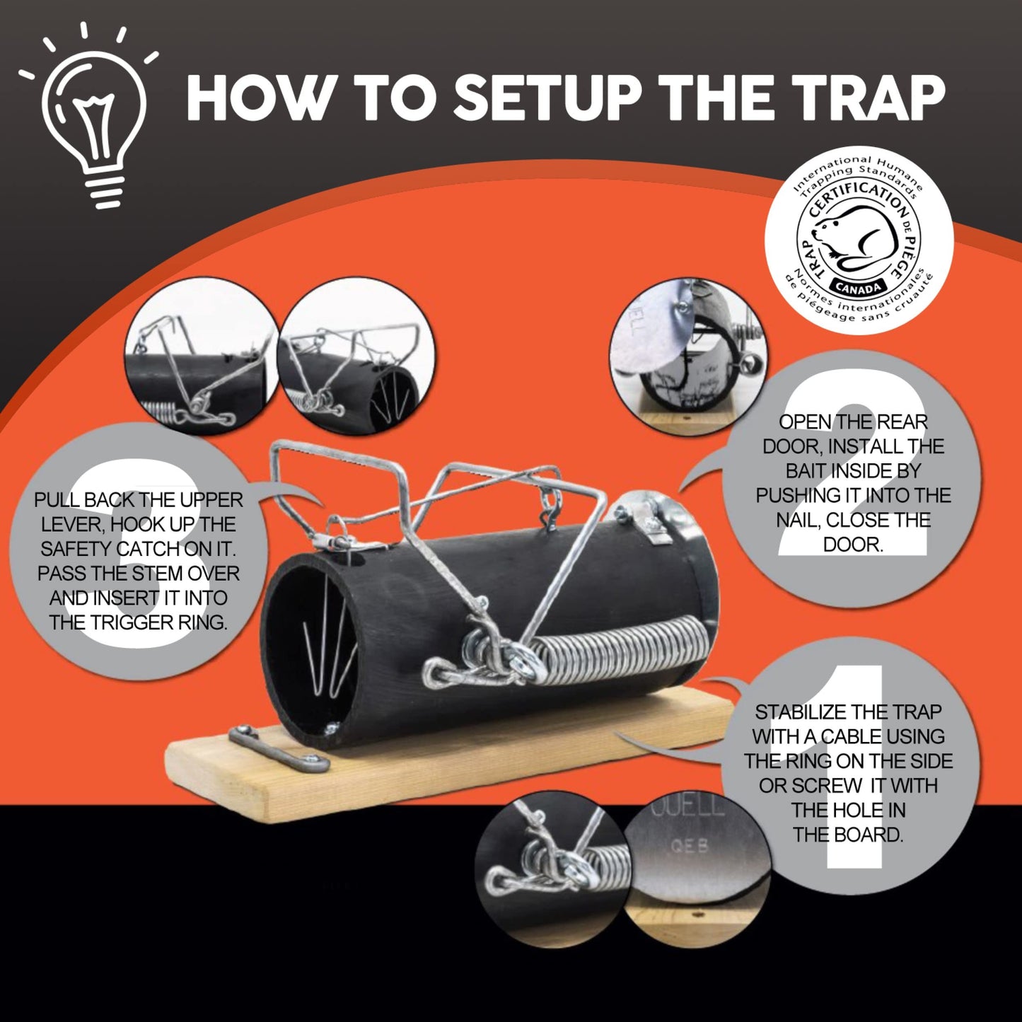 Red Squirrel Traps - Ouell Traps - Ground Squirrel Traps - Chipmunk Trap - Chipmunk Traps Outdoor - Human Trap