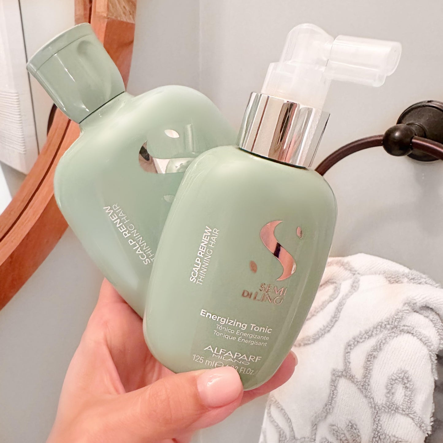 Alfaparf Milano Semi di Lino Scalp Renew Low Shampoo - Enhances Follicle Vitality and Scalp Balance - Flax Seed and Antioxidant Formula - 250 ml