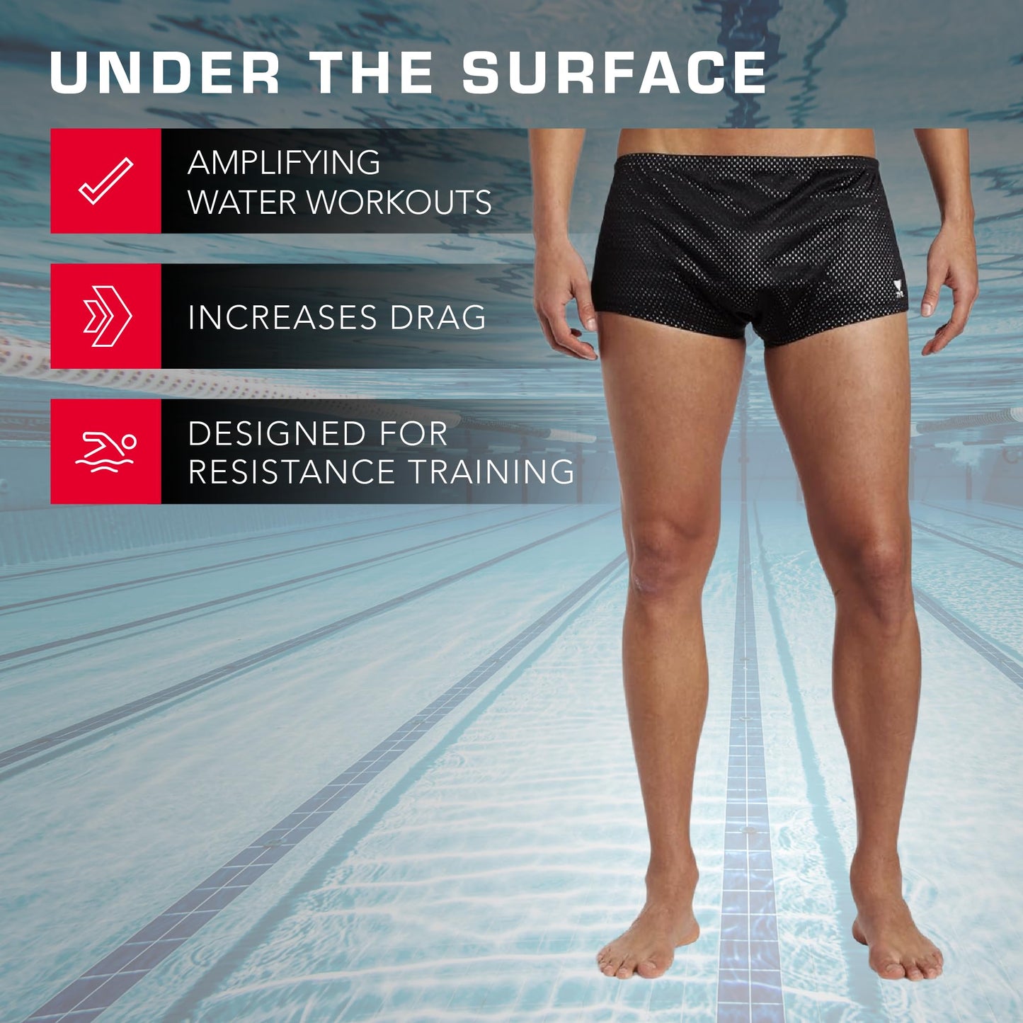 TYR Men's Poly Mesh Trainer Swim Suit