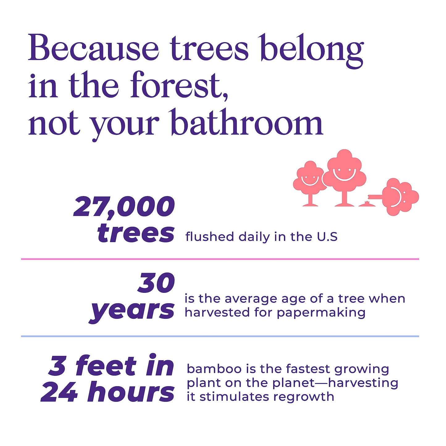 Bim Bam Boo Hypoallergenic Bamboo Embossed Formula Plastic Free 2ply Toiler Paper, 24 Rolls