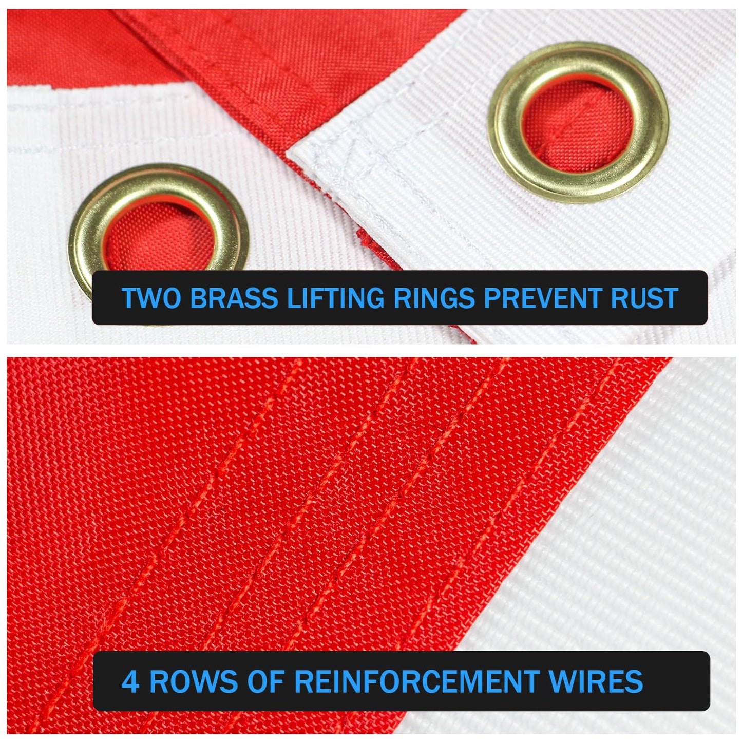 Canada flag Canadian Flag 3x6 FT Made Of 210D Heavy Duty Canada Flags with Embroidered Maple Leaf and Brass Grommets