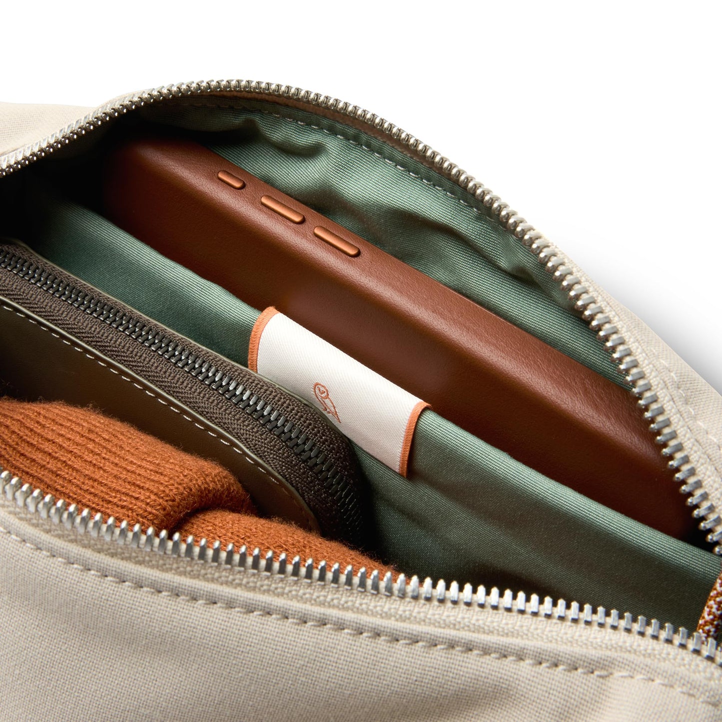 Bellroy Classic Sling (everyday 3 liter minimalist crossbody bag with internal organization, adjustable crossbody strap, and auto-compression system) - Tahini