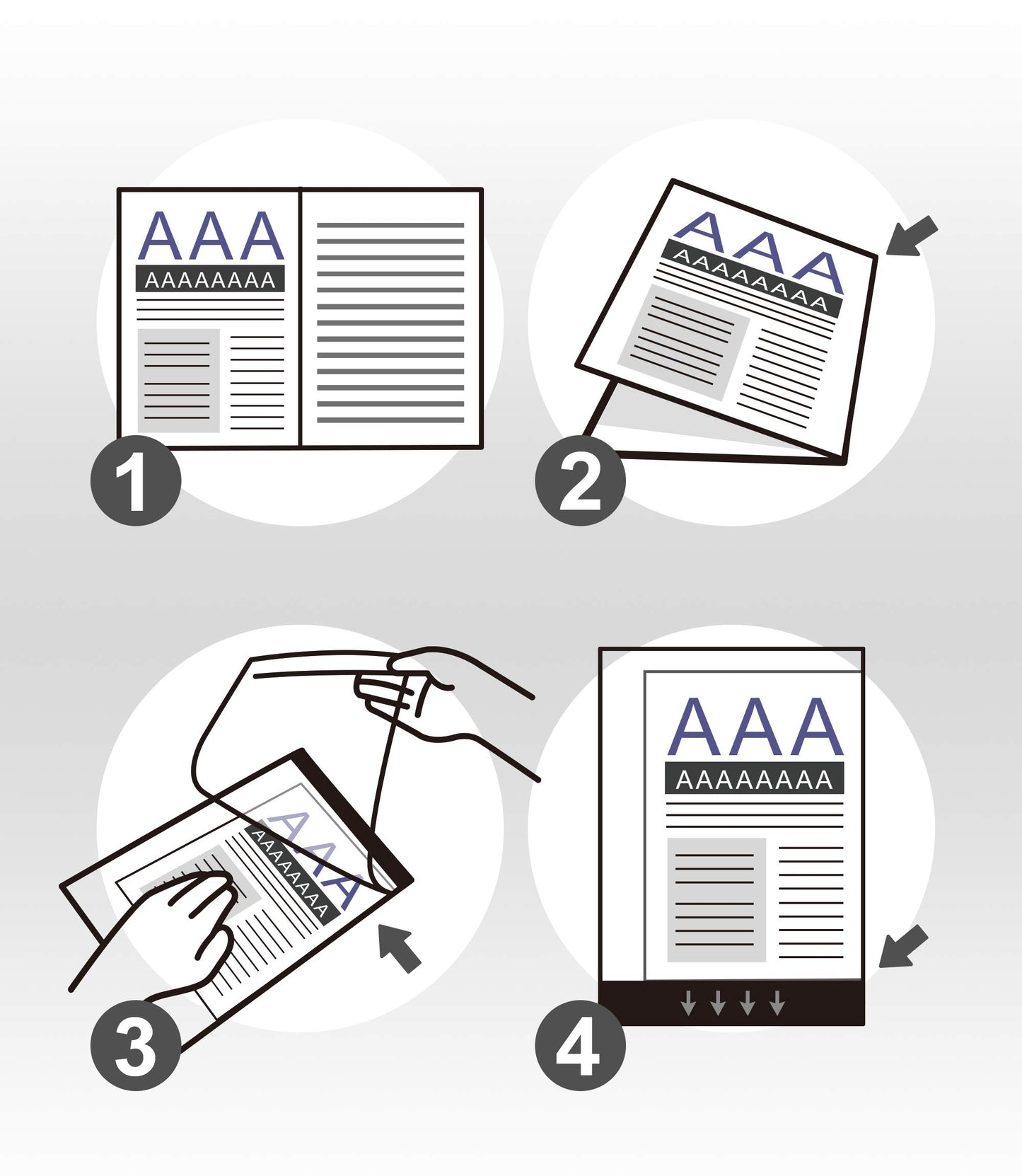 Plustek Document Carrier Sheets Pack (10 pcs) A4 / Letter Size - Protects Fragile Paper and A3 Size Document by Folding - Support Epson, Brother, Fujitsu and Canon Document Scanner