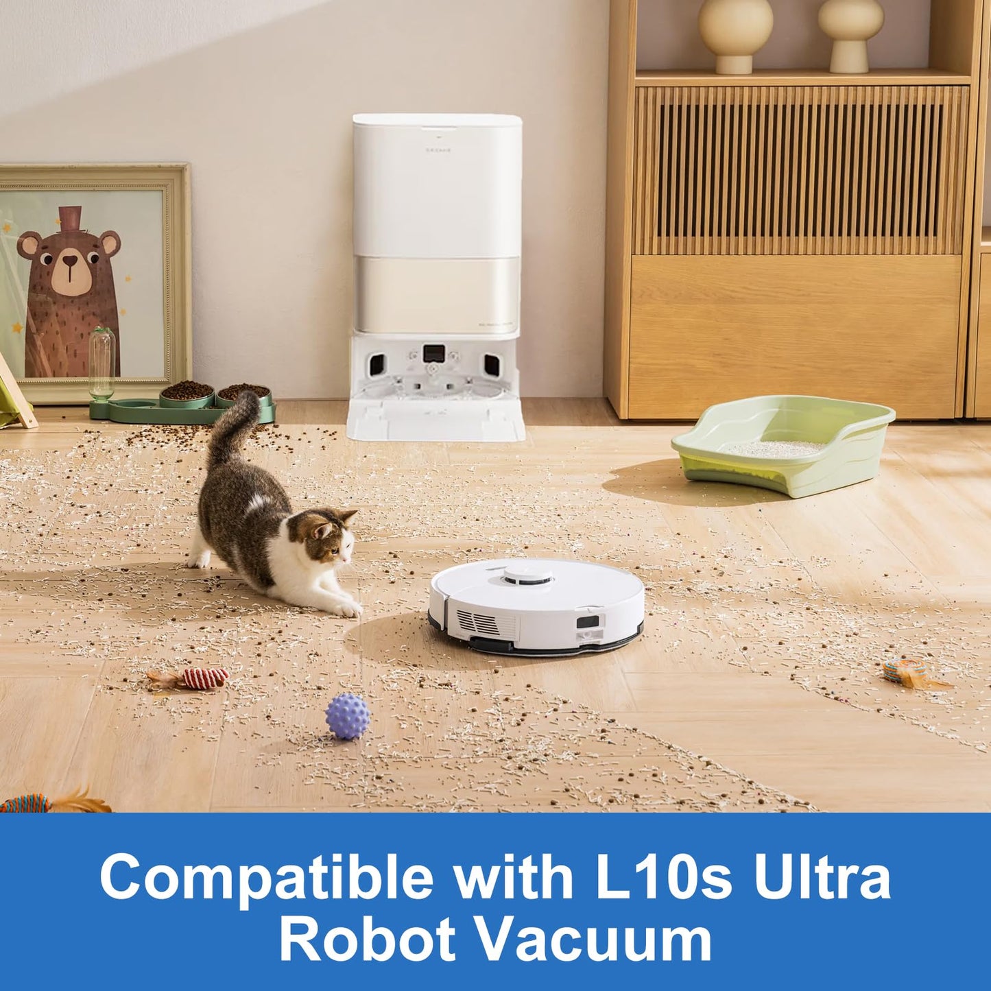 3pcs Compatible with Dreame Vacuum Cleaner Solution, Multi-Surface Floor Cleaning Solution Compatible with L10s Ultra Robot Vacuum (31.74 Fl Oz) (3 bottle)