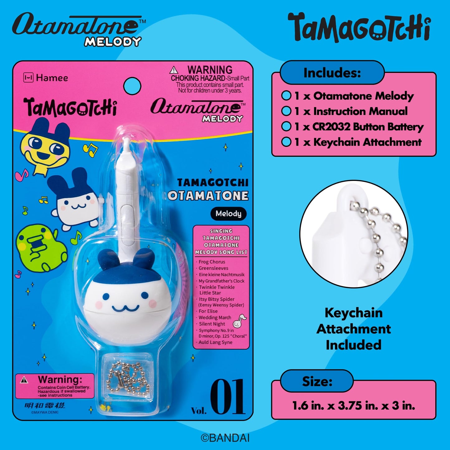 Otamatone Melody Tamagotchi Electronic Portable Music Instrument/Synthesizer Toy from Japan by Maywa Denki (Officially Licensed) [English Instructions] - Mimitchi