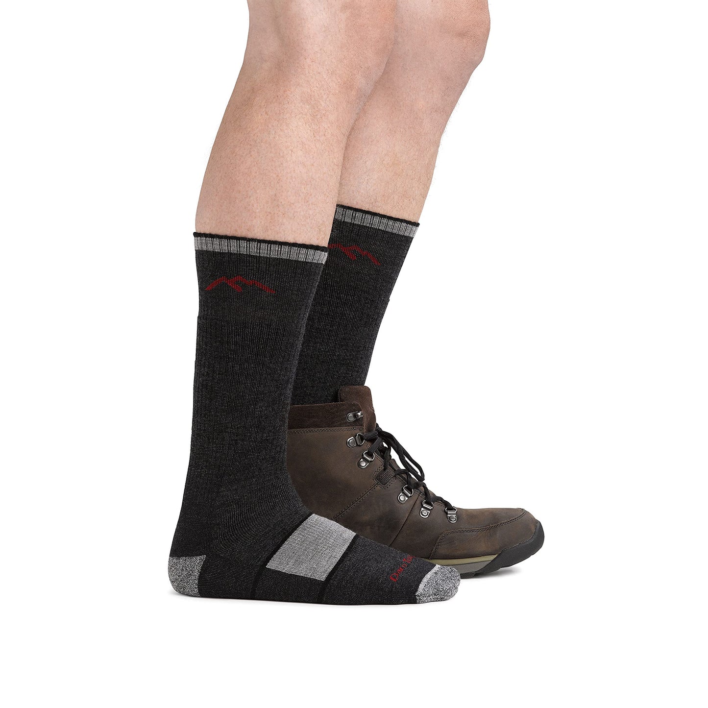 Darn Tough Men's Hiker Boot Full Cushion Midweight Hiking Sock (Style 1405) - Eclipse, Large