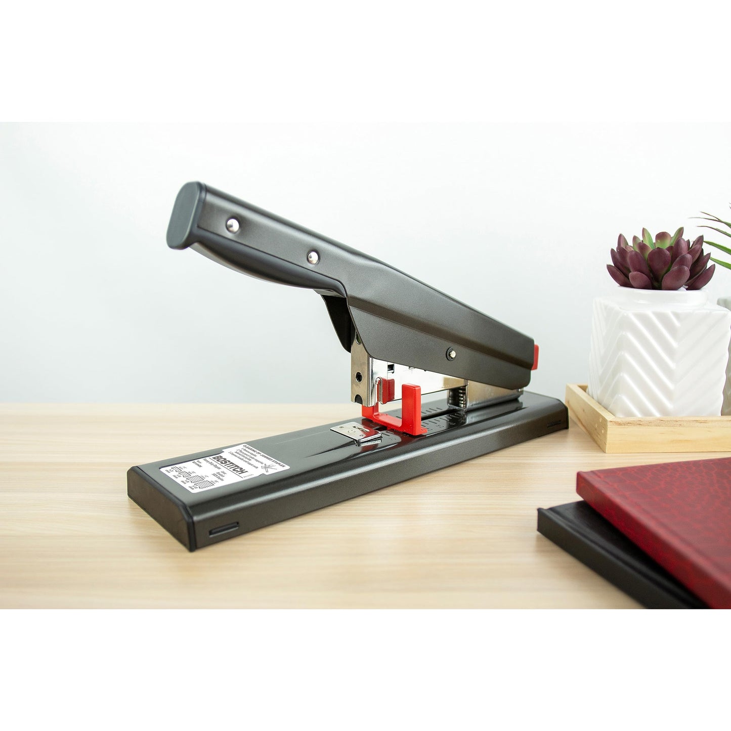 Bostitch Office Antimicrobial 130 Sheet Heavy Duty Stapler, Black (B310HDS)
