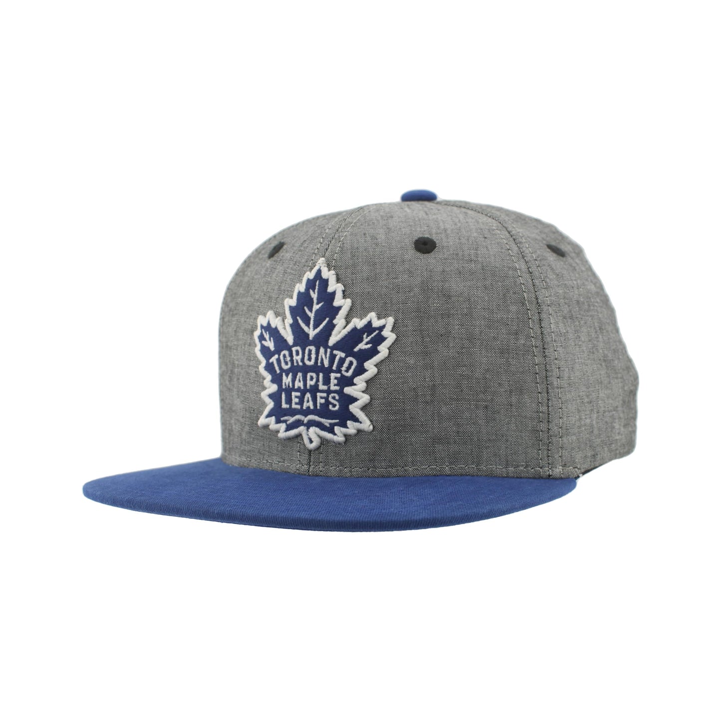 ZHATS Standard NHL Officially Licensed Adjustable Snapback Hat Chambray Heather Black