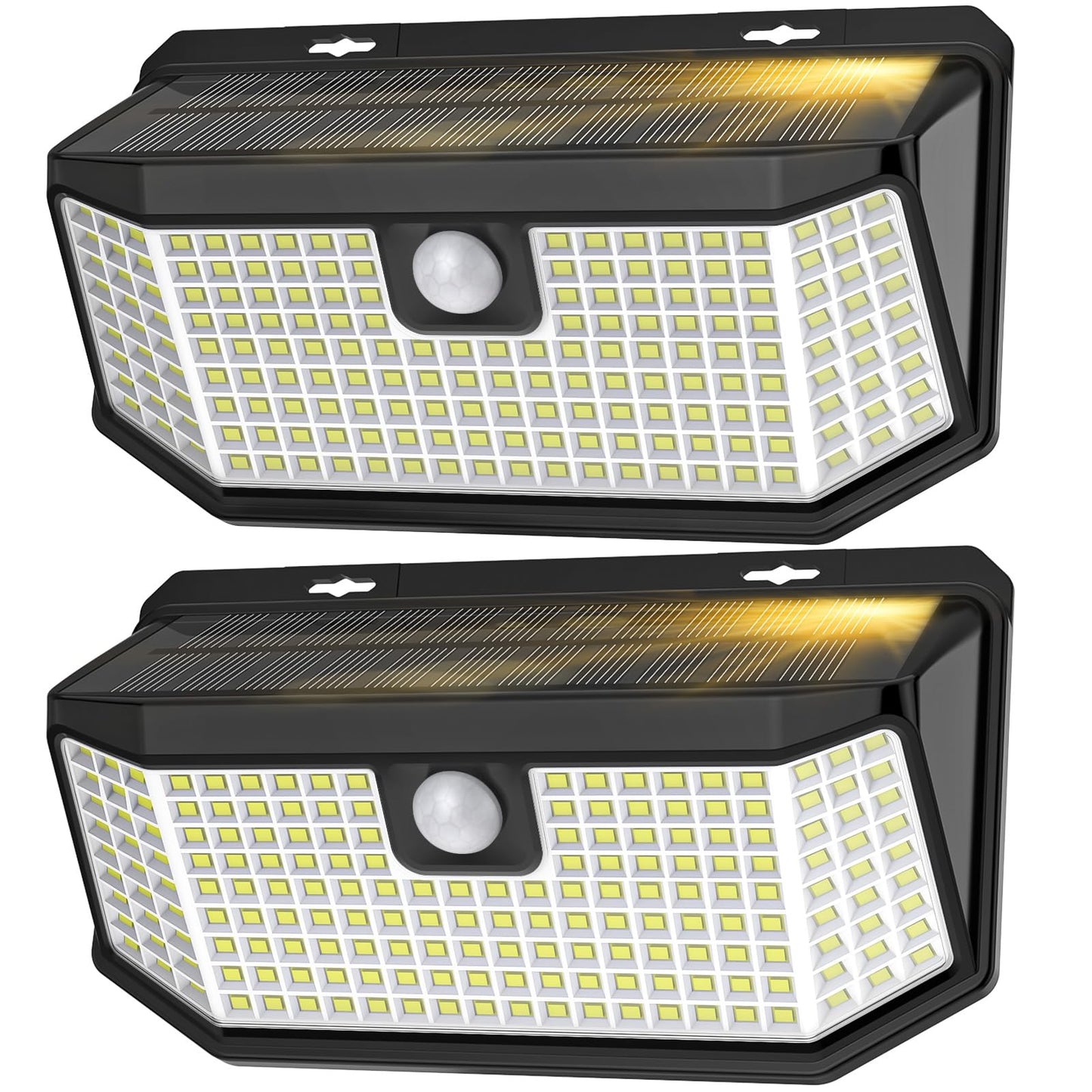 Aootek Solar Lights Outdoor 182 LEDs 2500Lm Solar Motion Sensor Lights IP65 Waterpro of with Wide Anglefor Patio Garden Garage Yard Front Door(2pack)