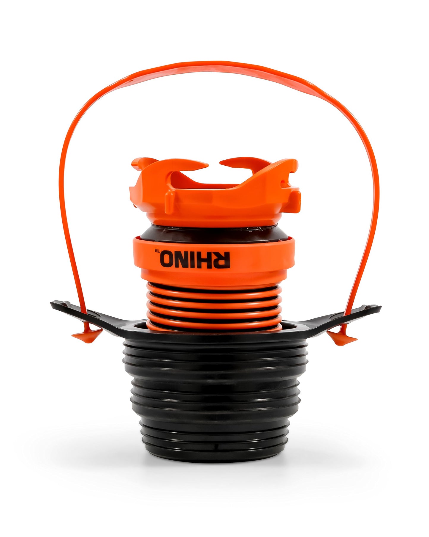 Camco 39319 Flexible 3-in-1 Sewer Hose Seal with RhinoExtreme Hose and Handle- Flexible Fitting Makes Connection to a Sewer Inlet Simple and Less Hands On!, Black, Standard