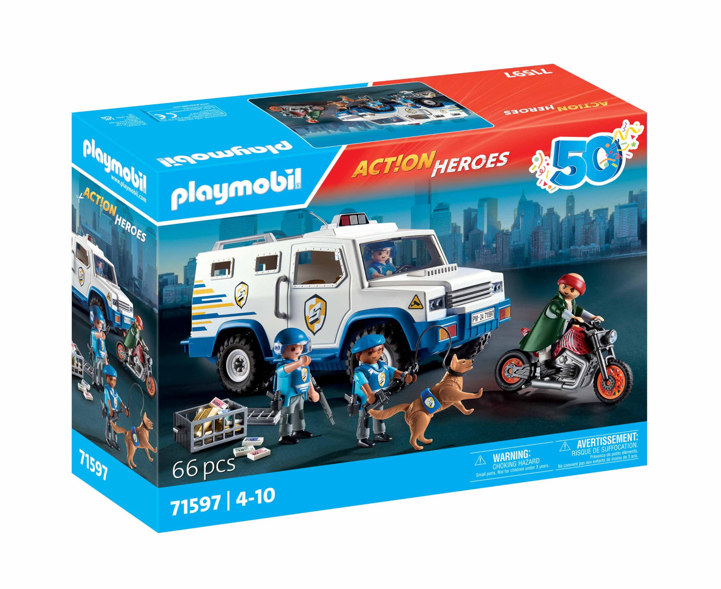 Playmobil Police Money Transporter