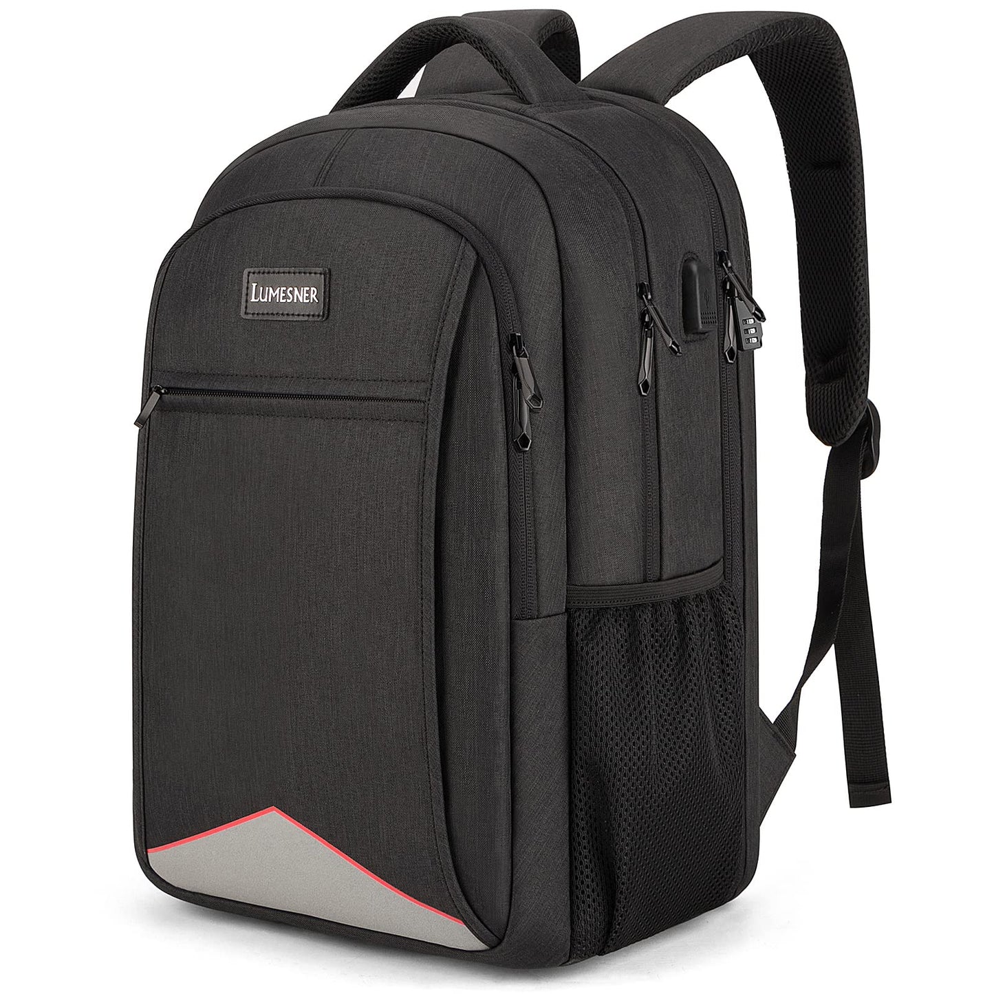 Laptop Backpack for Men,Water Resistant Travel Laptop Backpack with USB Charging Port,Anti Theft College School Backpack